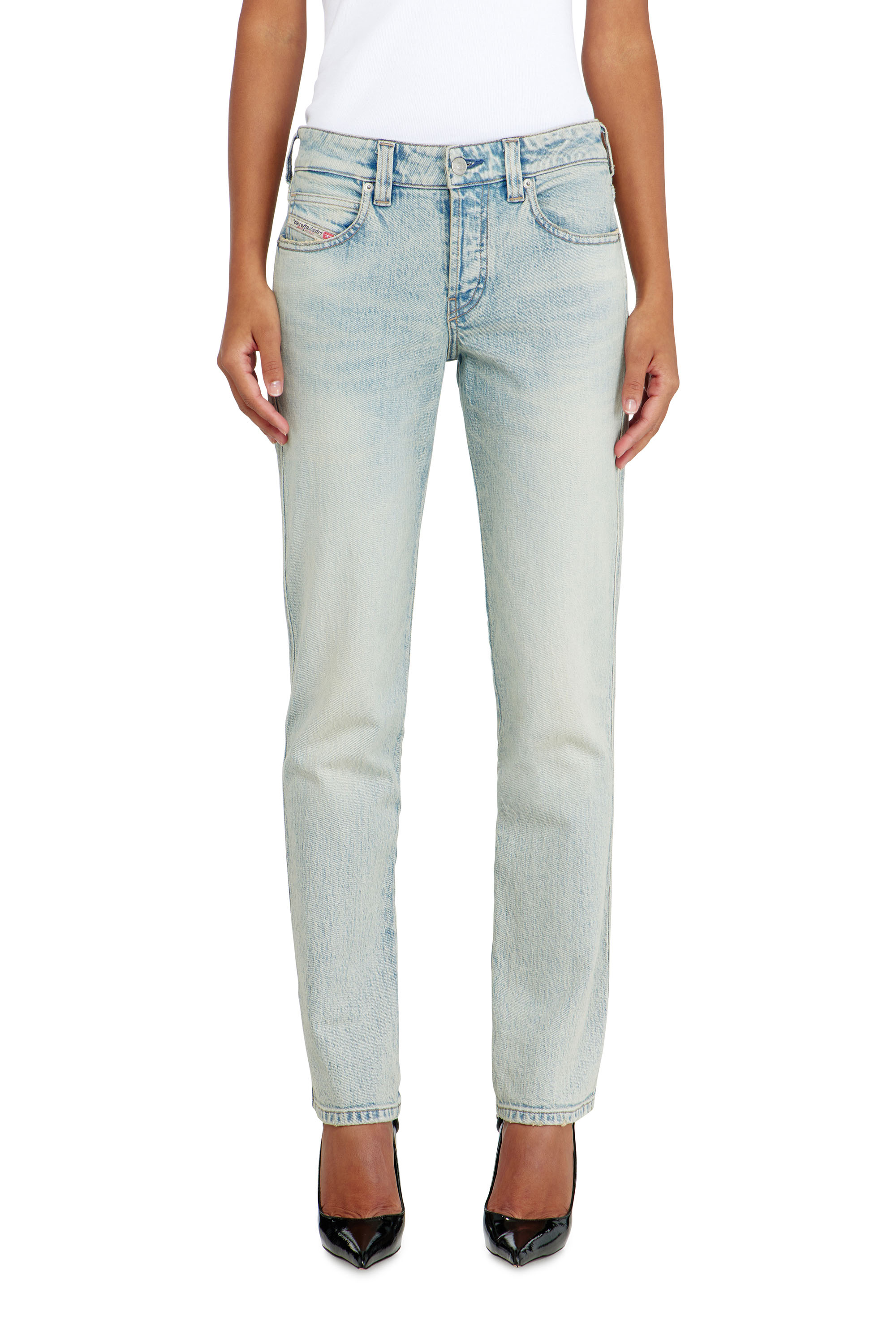 Diesel - Slim Jeans 1992 D-Jiann 0KBBK Femme, Bleu Clair - Image 4