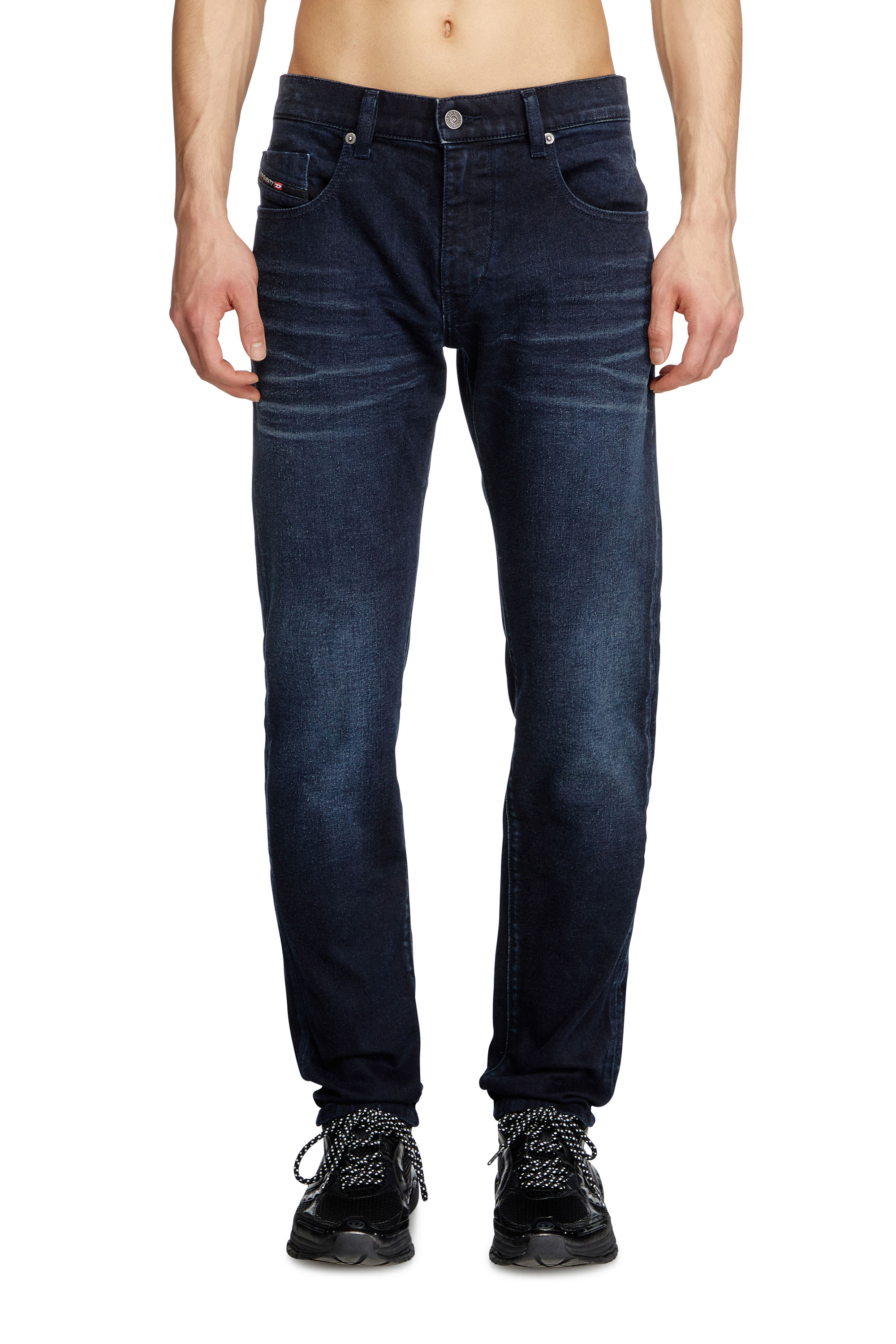 Diesel - Slim Jeans 2019 D-Strukt 0BMBX Uomo, Blu Scuro - Image 2