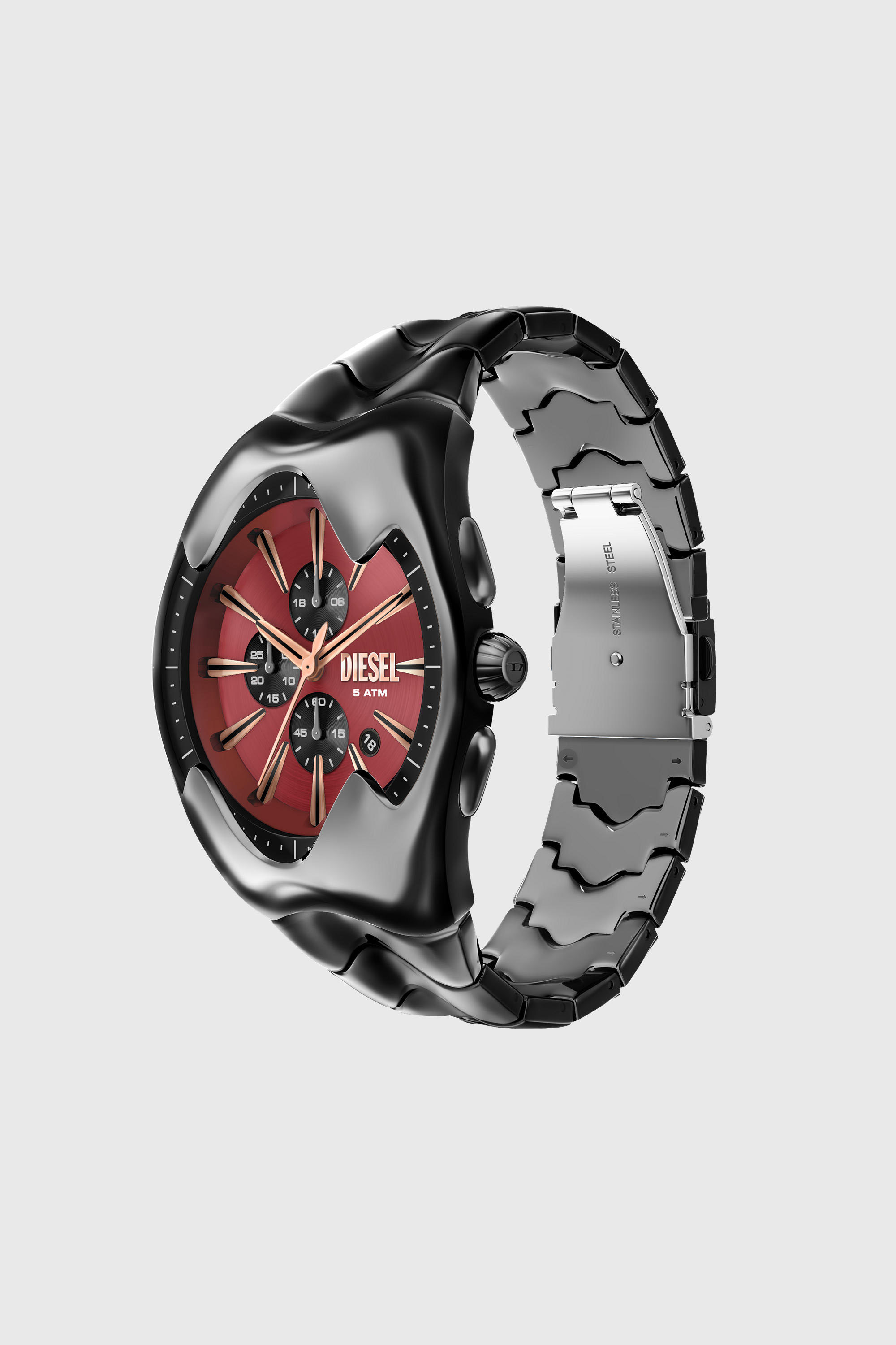Diesel - DZ4713 WATCH, Orologio Mercurial in acciaio inox gunmetal Uomo in Nero - 2