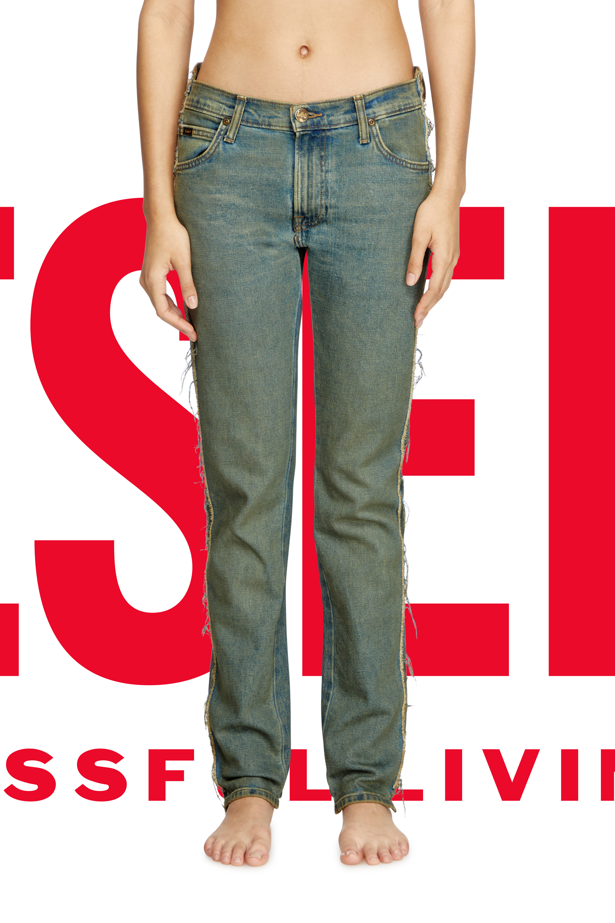 Diesel - Herren Regular Jeans Dieseloves 04 09M98, Dunkelblau - 7