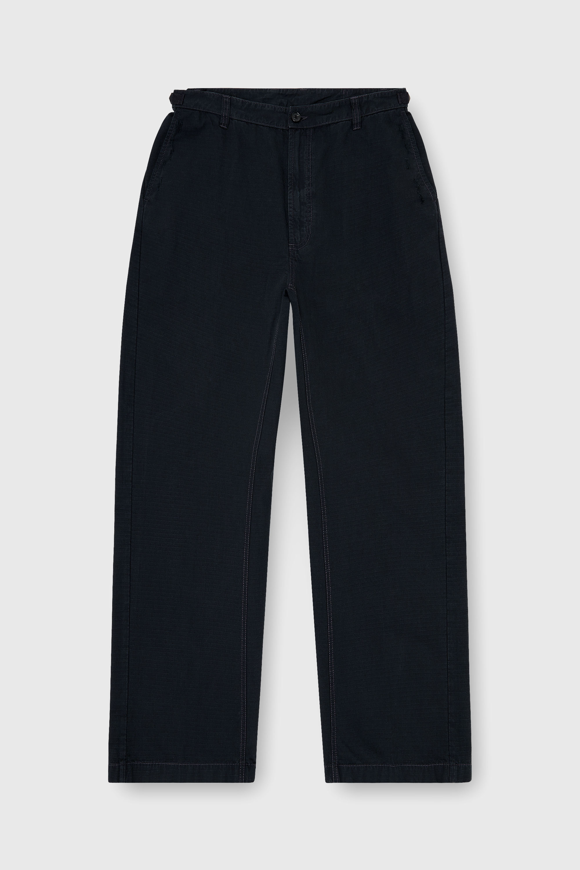 Diesel - P-BALL, Pantalon en ripstop de coton avec boucles lat&eacute;rales Homme in Noir - 2