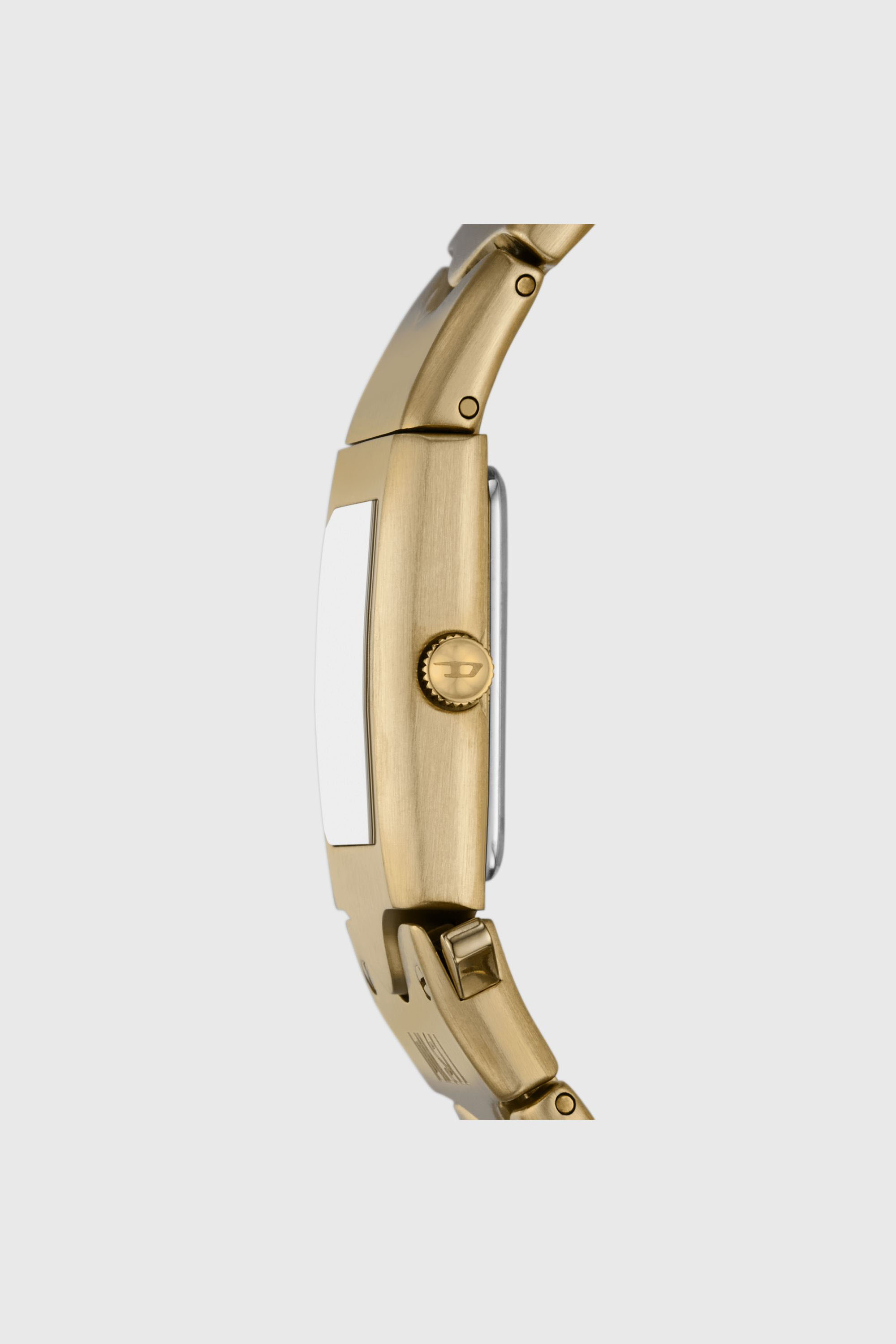 Diesel - DZ2223, Unisex's Diesel Closer Three-Hand Gold-Tone Stainless Steel Watch in Gold - 3
