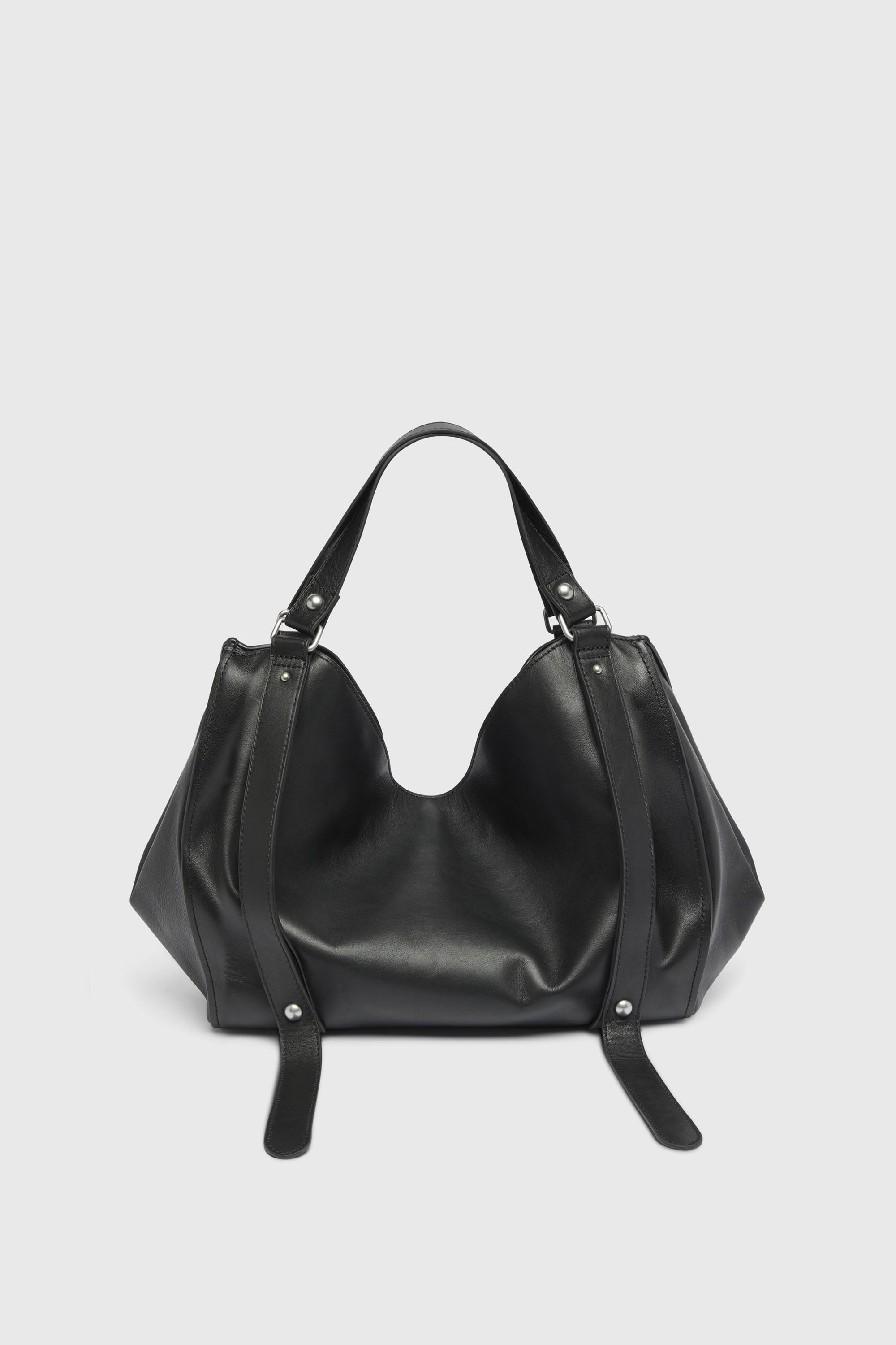 Diesel - D-ONE TOPHANDLE M, D-One-Sac medium &agrave; poign&eacute;e sup&eacute;rieure en cuir trait&eacute; Mixte in Noir - 2