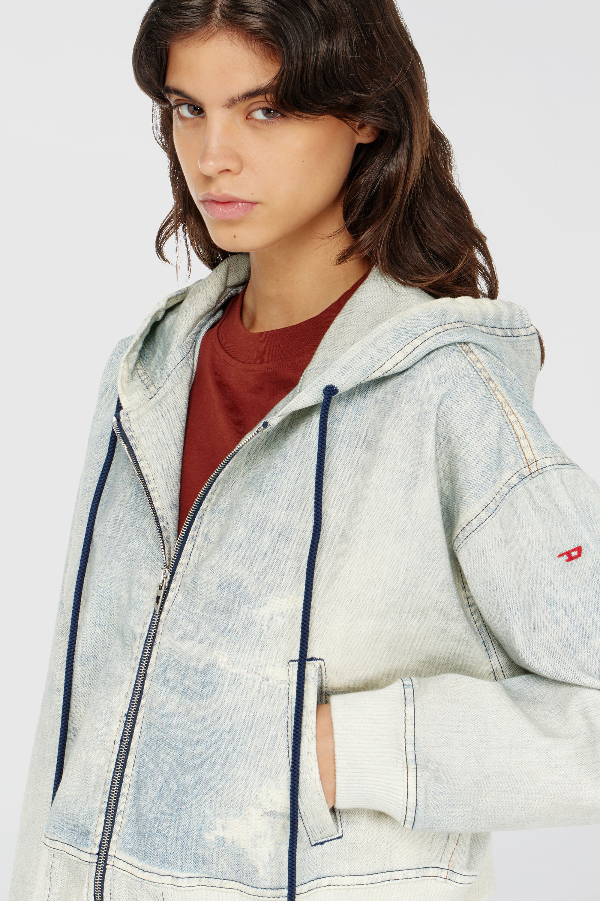 DE-GIRI-CROP JOGG, Bleu Clair