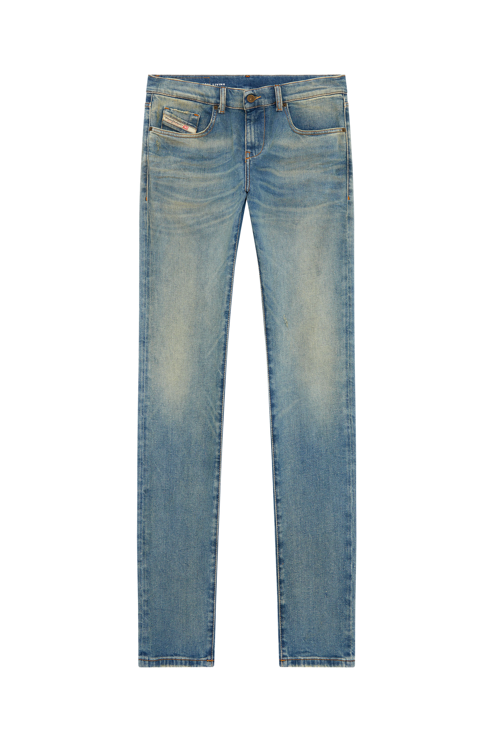 Diesel - Slim Jeans 2019 D-Strukt 09H50, Mittelblau - Image 3