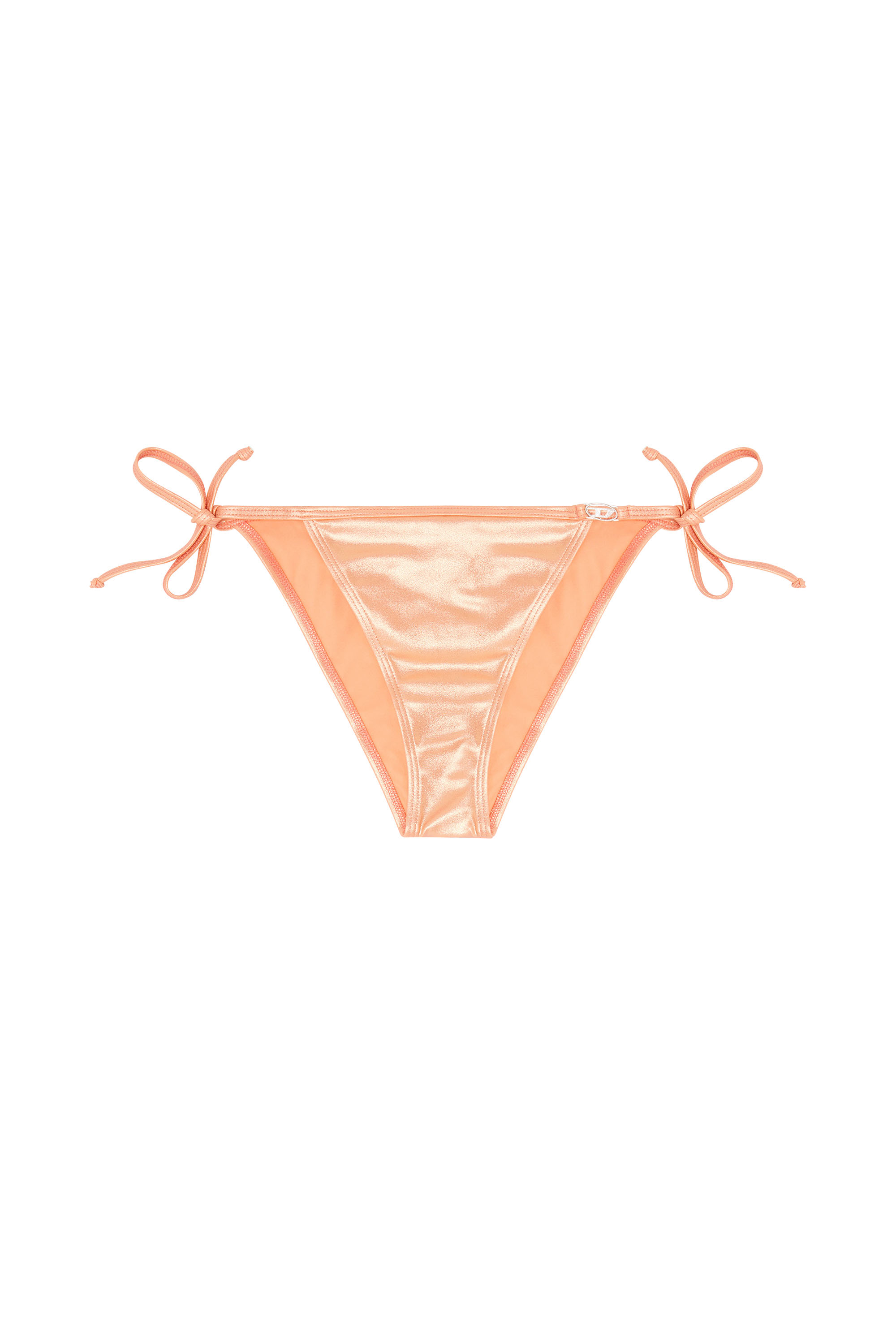 Diesel - BRIGITTES-DNM, Slip bikini con laccetti in tessuto brillante Donna in ToBeDefined - 3