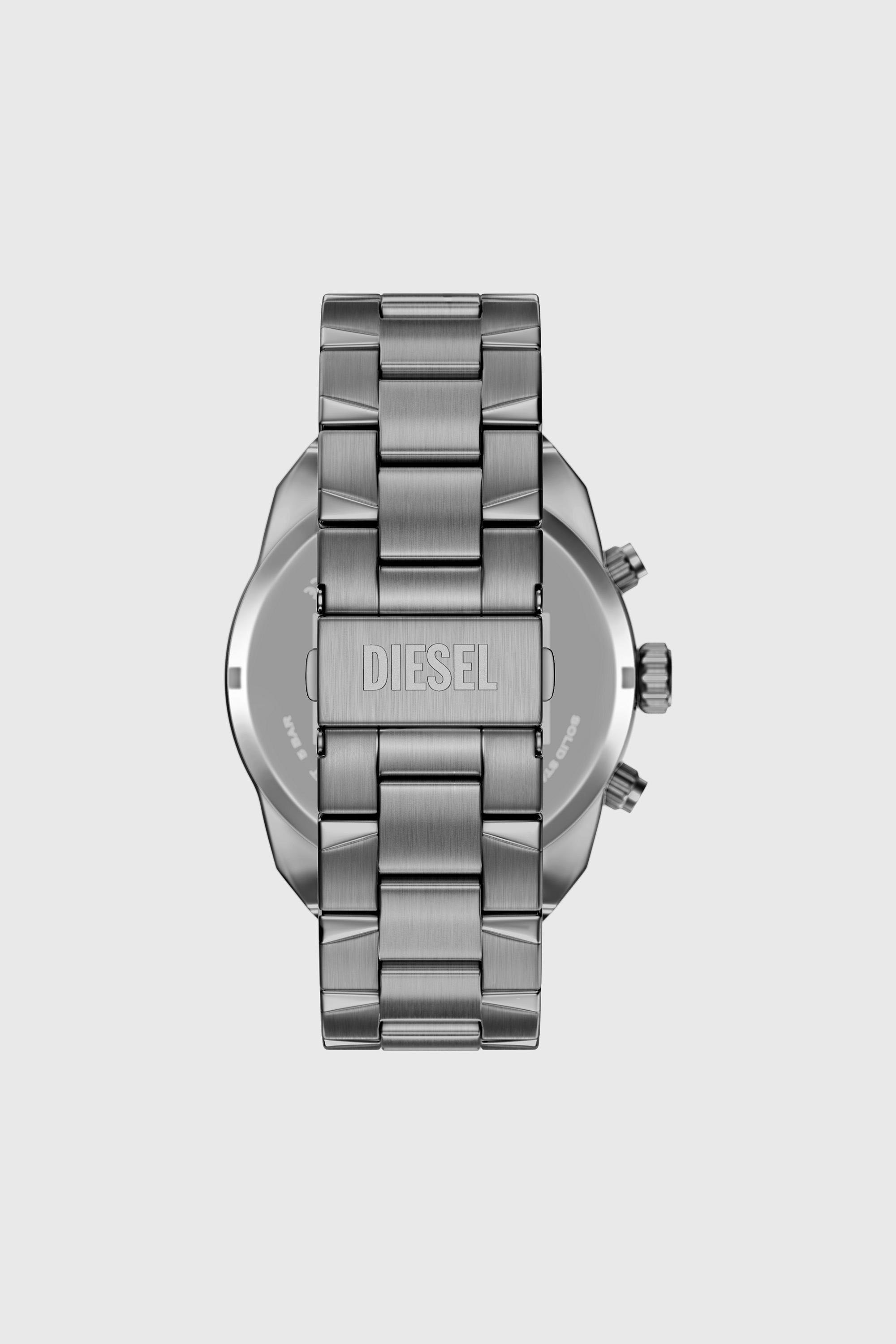 Diesel - DZ4724 WATCH, Montre Spiked en acier inoxydable finition gunmetal Homme in Gris - 2