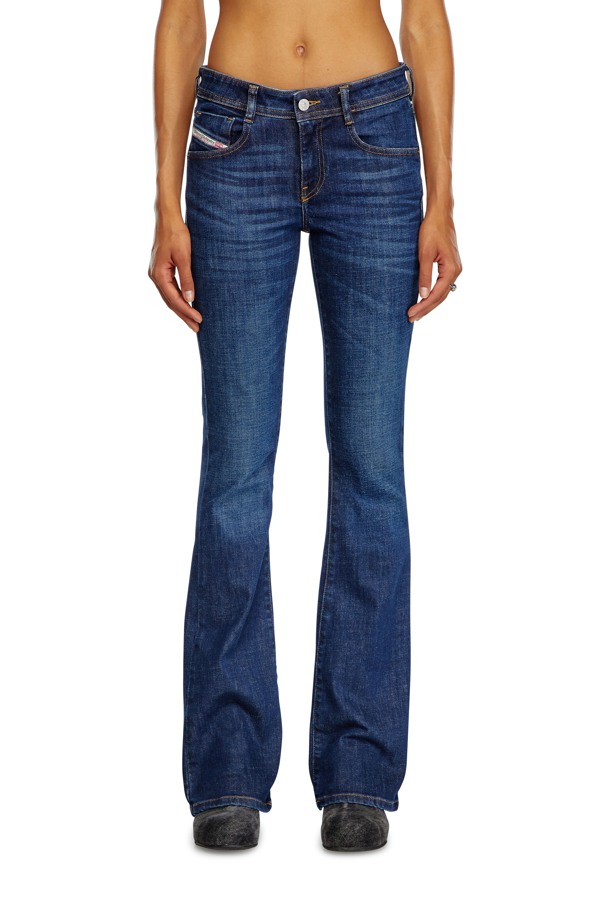 Diesel - 1969 D-EBBEY 09B90 Bootcut and Flare Jeans, Dunkelblau - Image 1