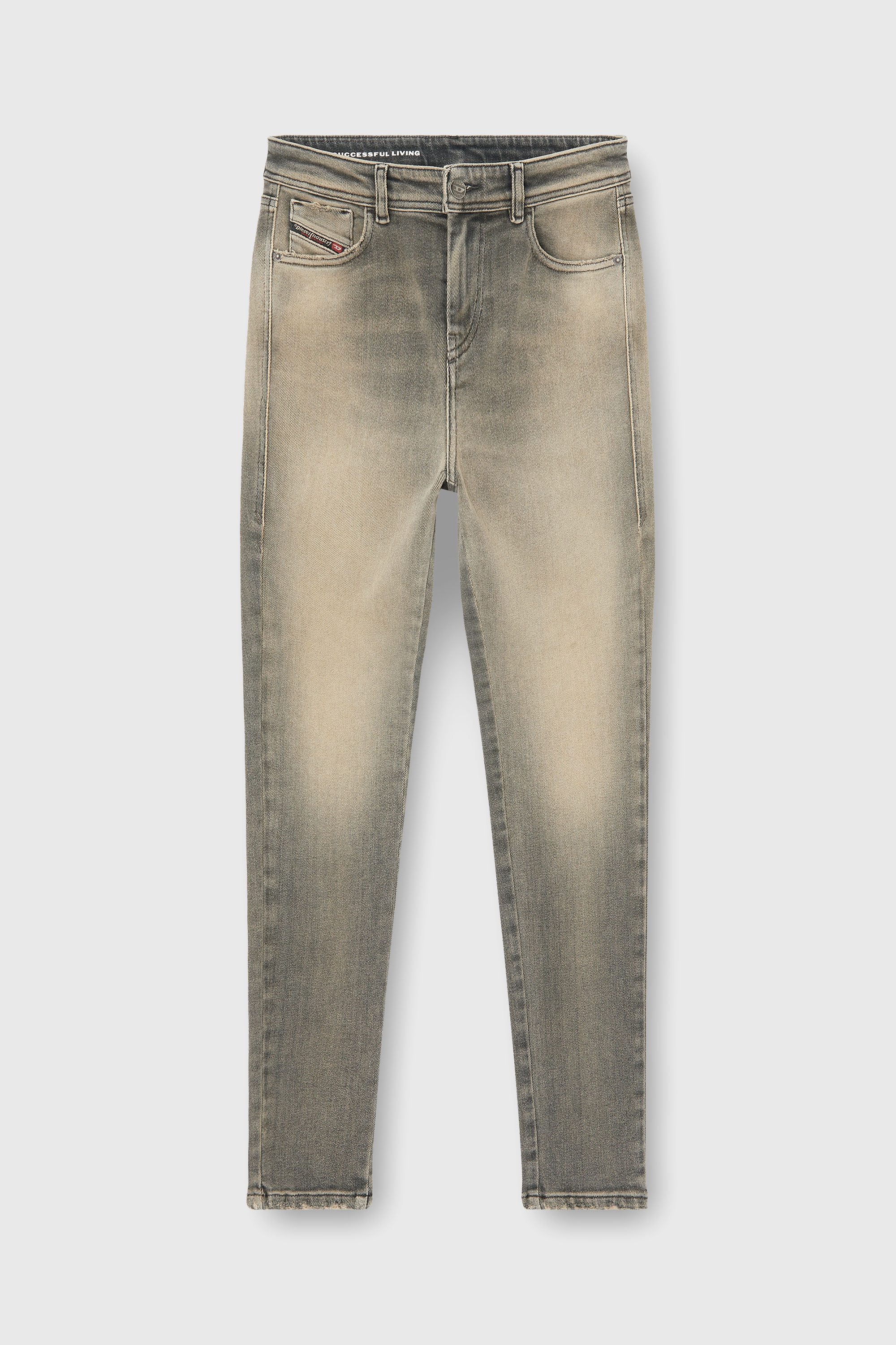 Diesel - Skinny Jeans 2017 Slandy 09P32 Femme, Gris - Image 2
