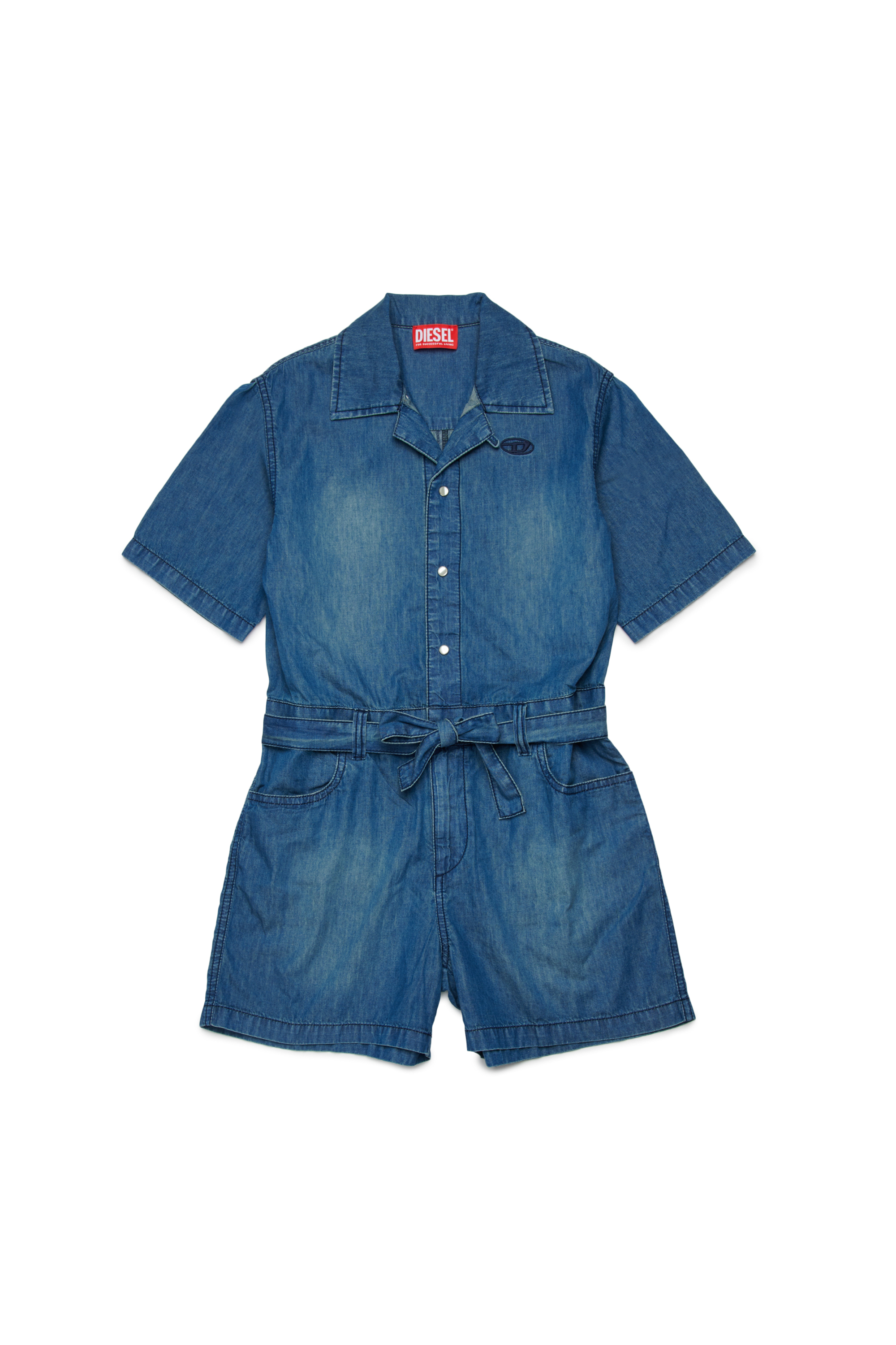 Diesel - JRAPP, Tuta corta in denim Donna in Blu - 1