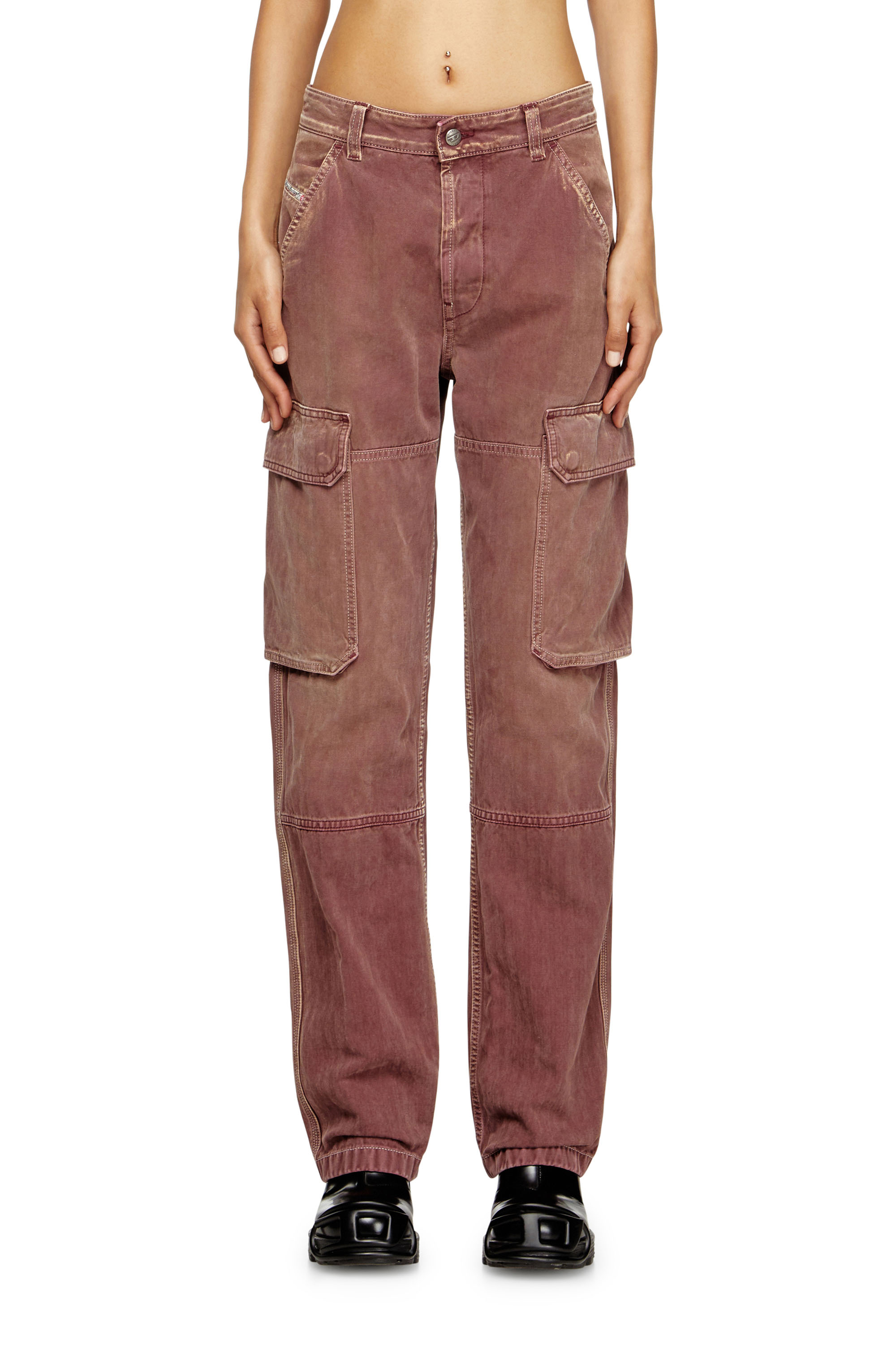 Diesel - Regular Jeans D-Pot 09M93 Donna, Marrone - Image 1