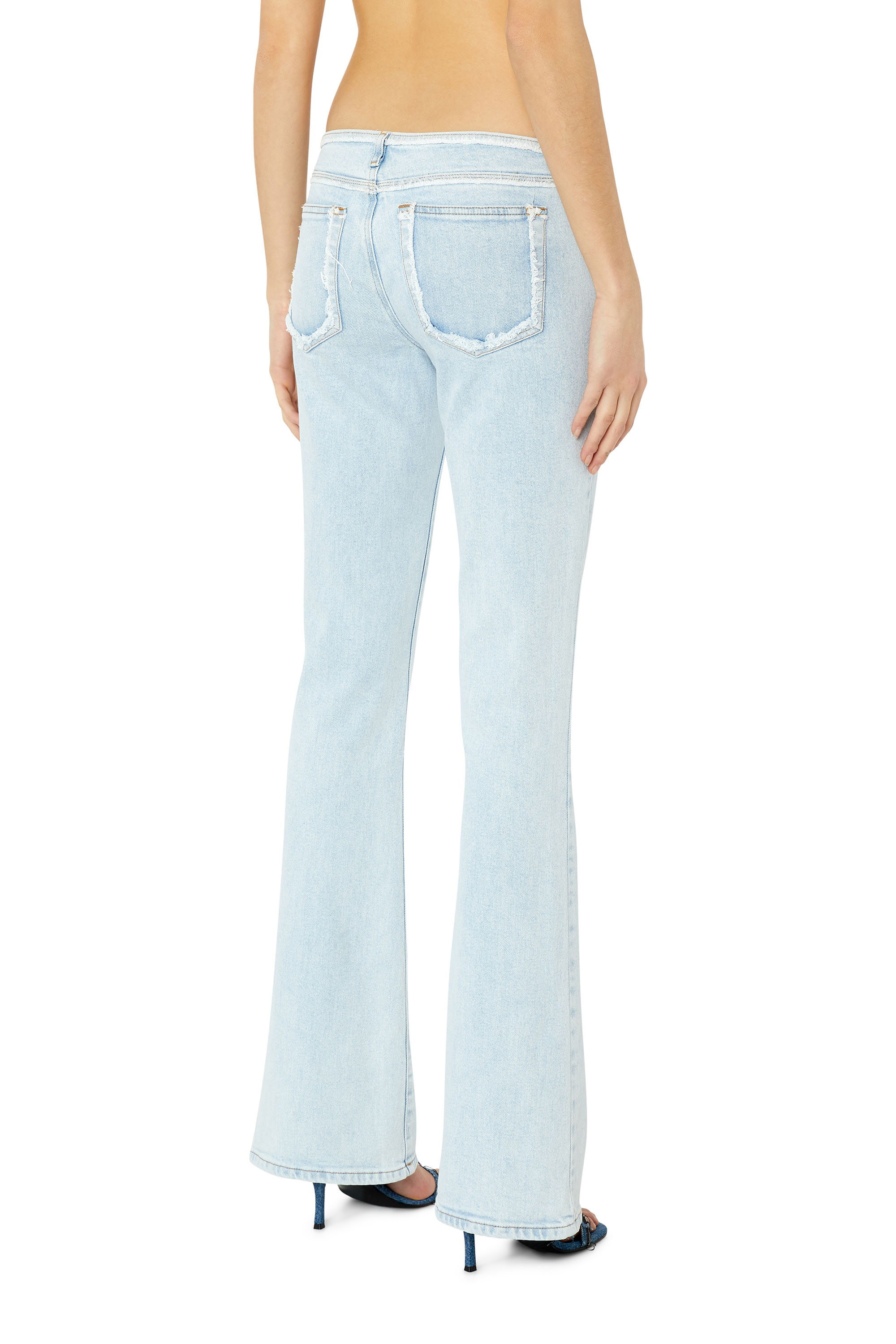 Diesel - Bootcut and Flare Jeans 1969 D-Ebbey 09F68, Blu Chiaro - Image 2