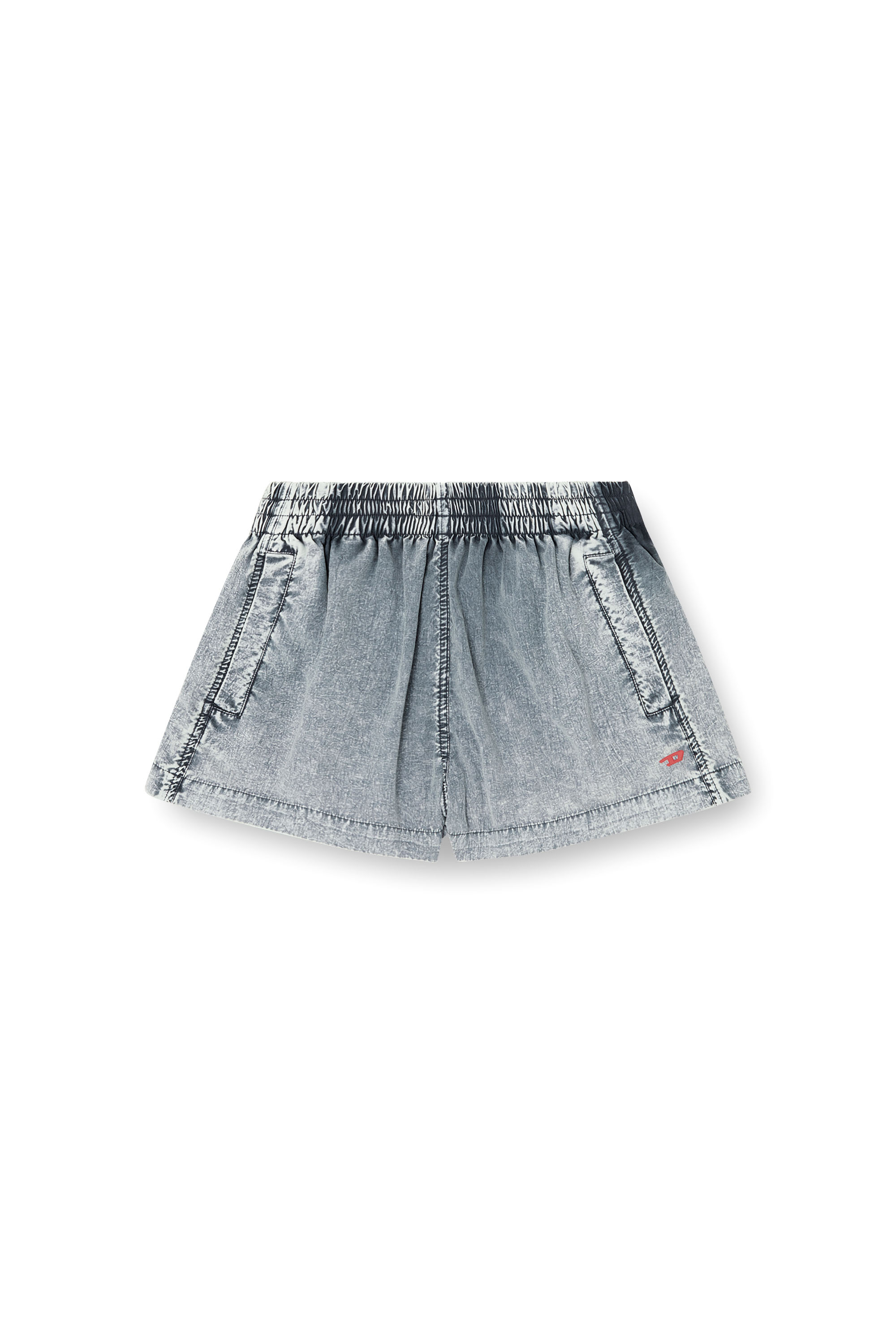 Diesel - S-OUND, Boxer en tissu Taslan traité Femme in Bleu - 2