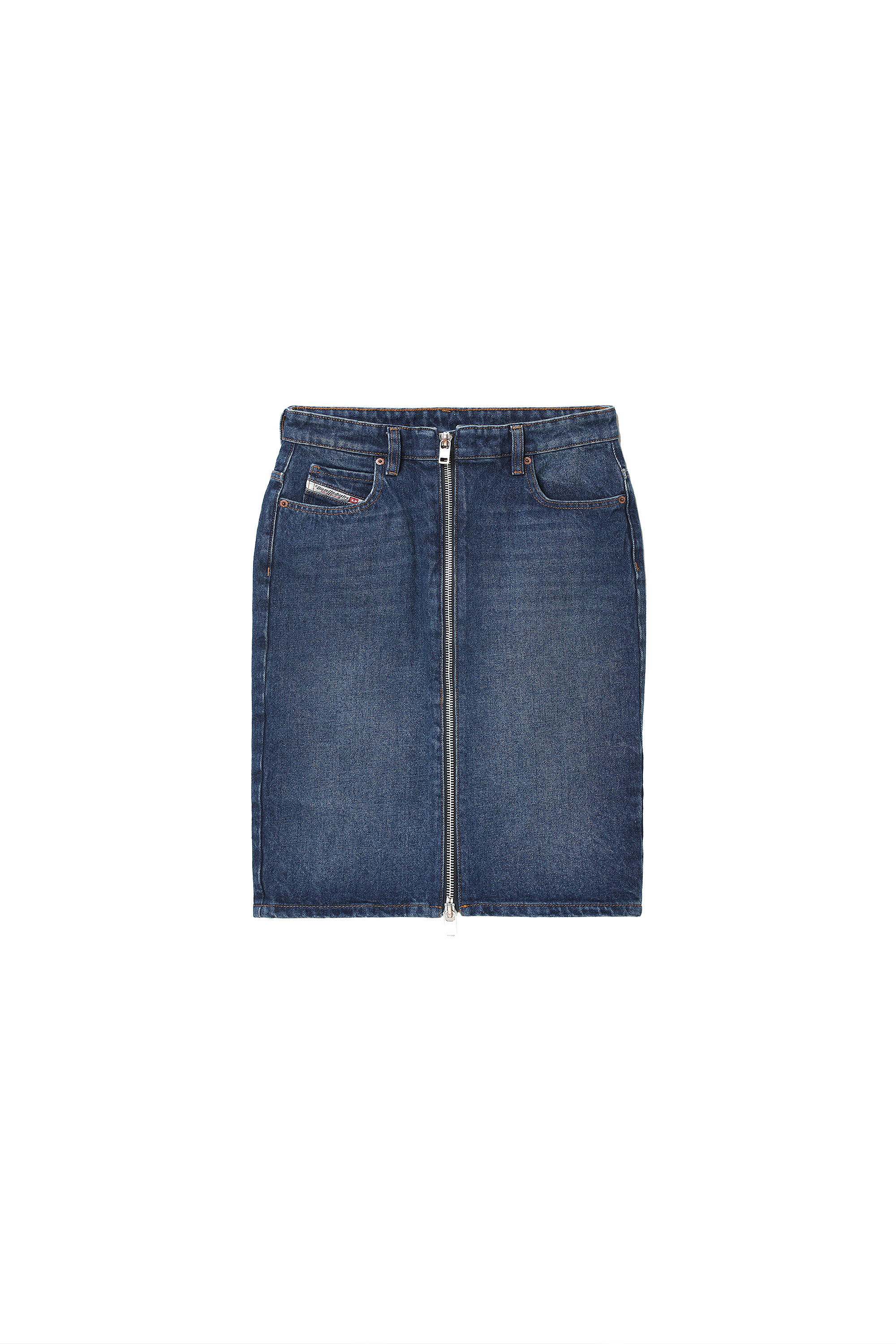 DE-PENCIL-ZIP, Bleu moyen - Jupes