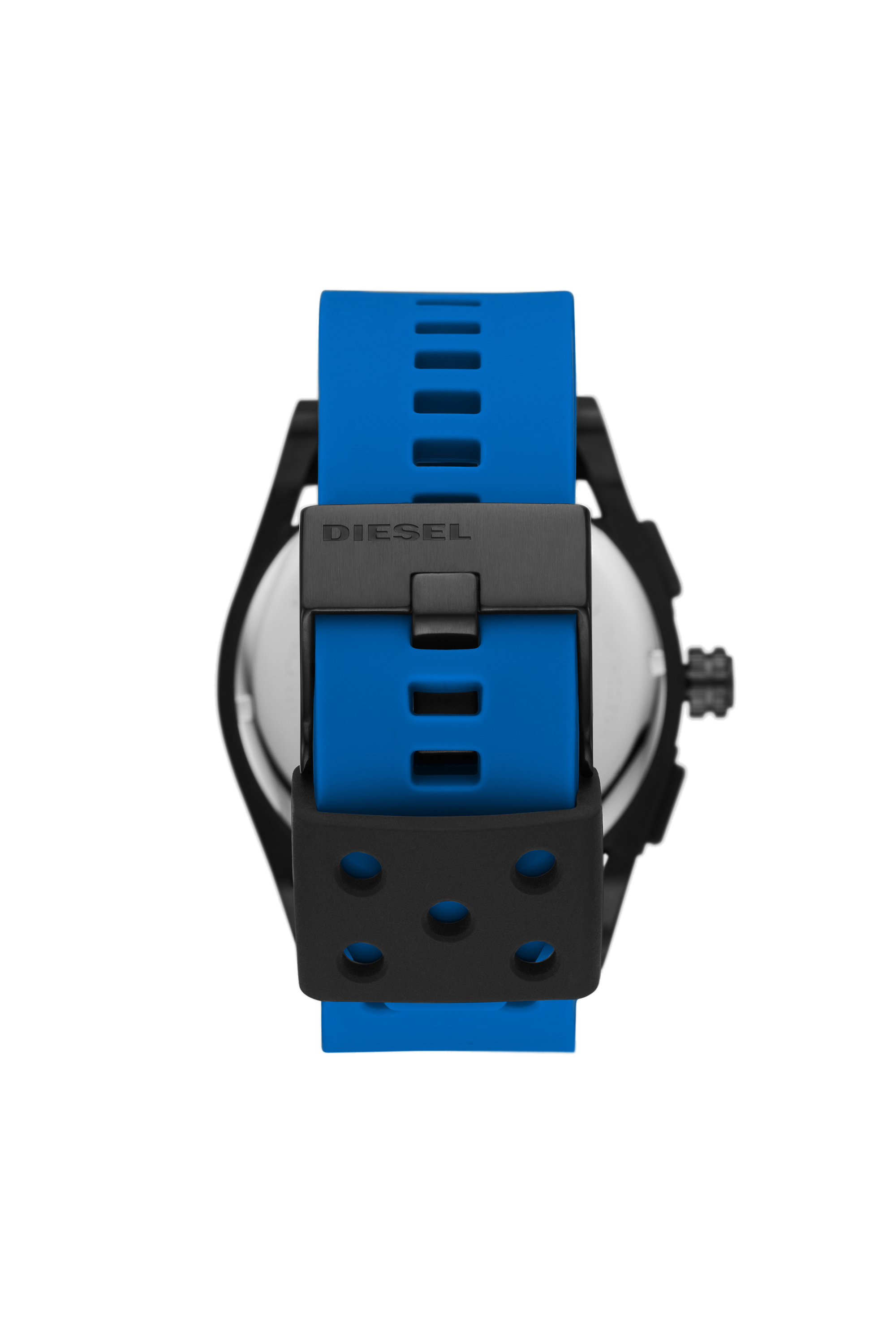 Diesel - DZ4545, Herren Timeframe-Armbanduhr mit Chronographen-Uhrwerk und blauem Silikonarmband in Blau - 2