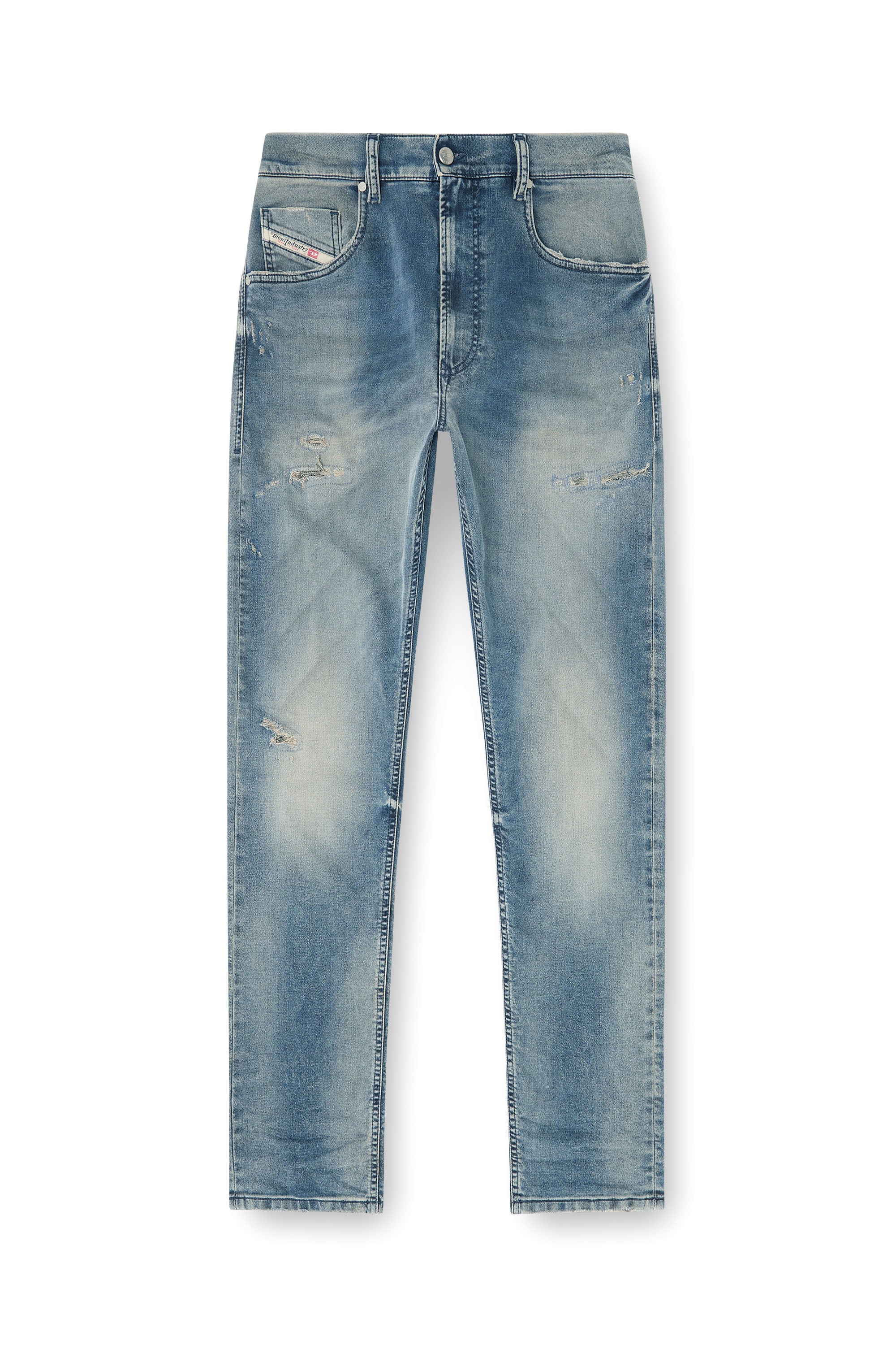 Diesel - Regular 2032 D-Krooley-BW Joggjeans&reg; 068WY Homme, Bleu moyen - Image 2