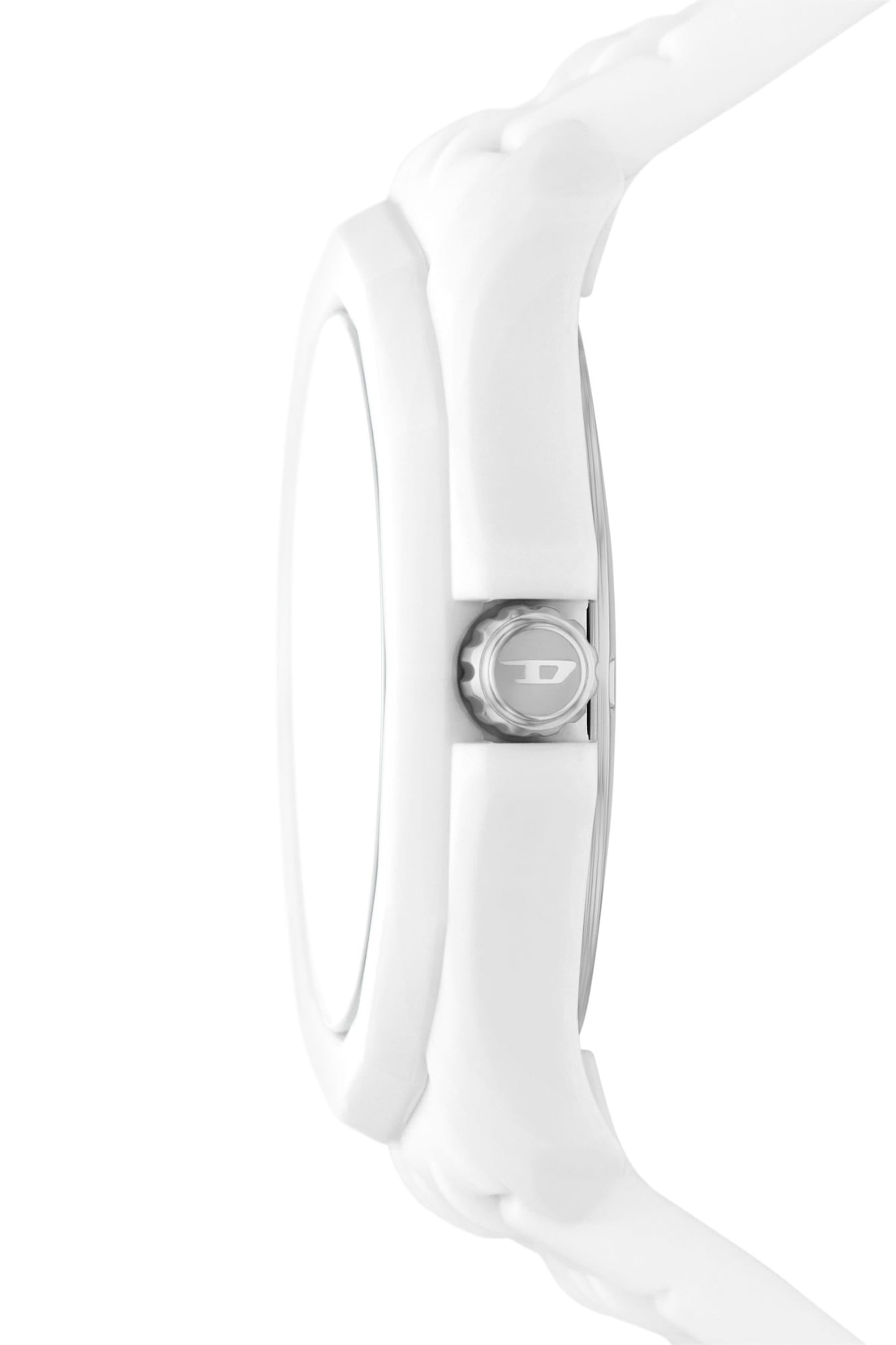 Diesel - DZ2244 WATCH, Herren Stinger Uhr aus wei&szlig;em Silikon in Wei&szlig; - 3