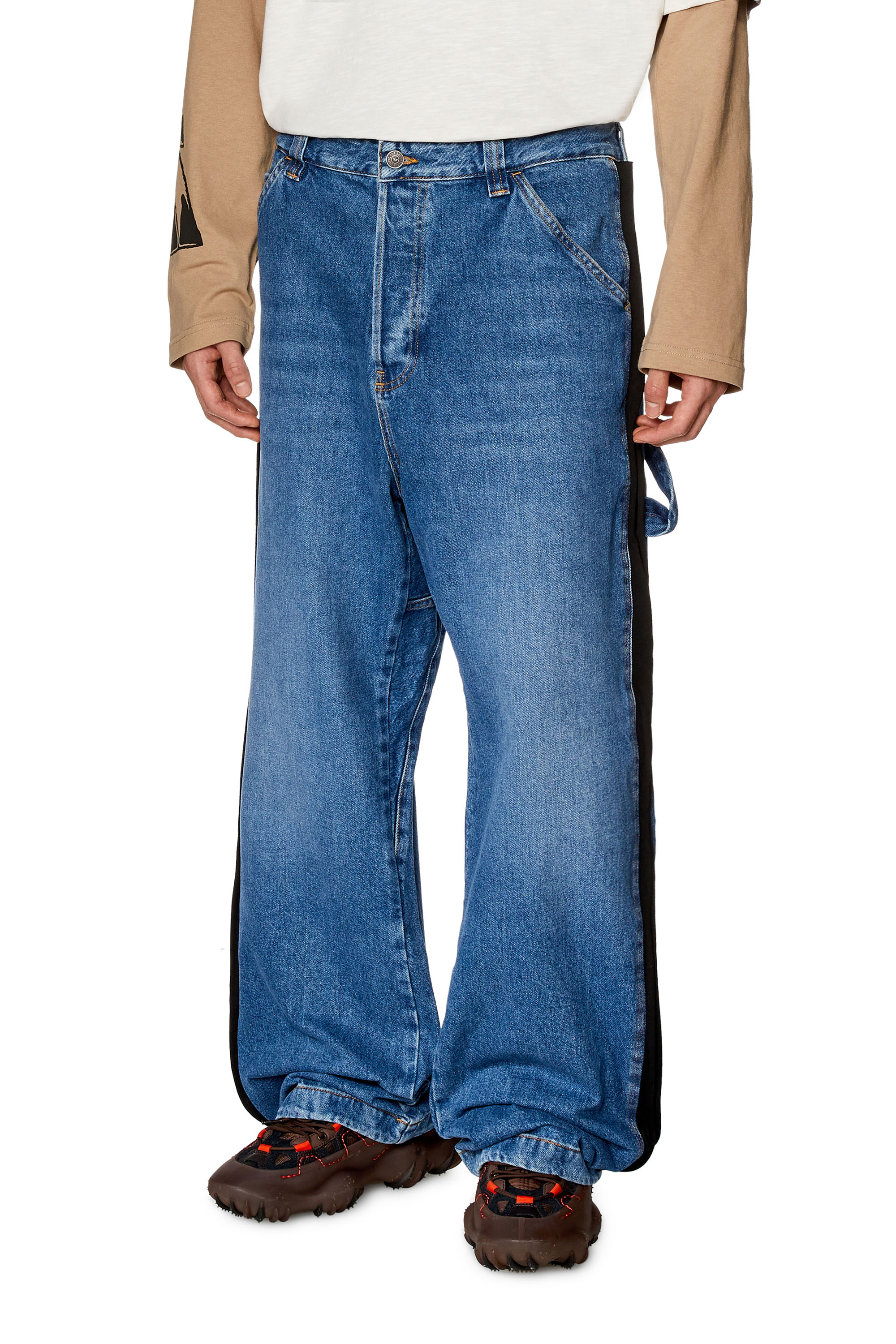 Diesel - Straight Jeans D-Livery 0HJAV, Bleu moyen - Image 1