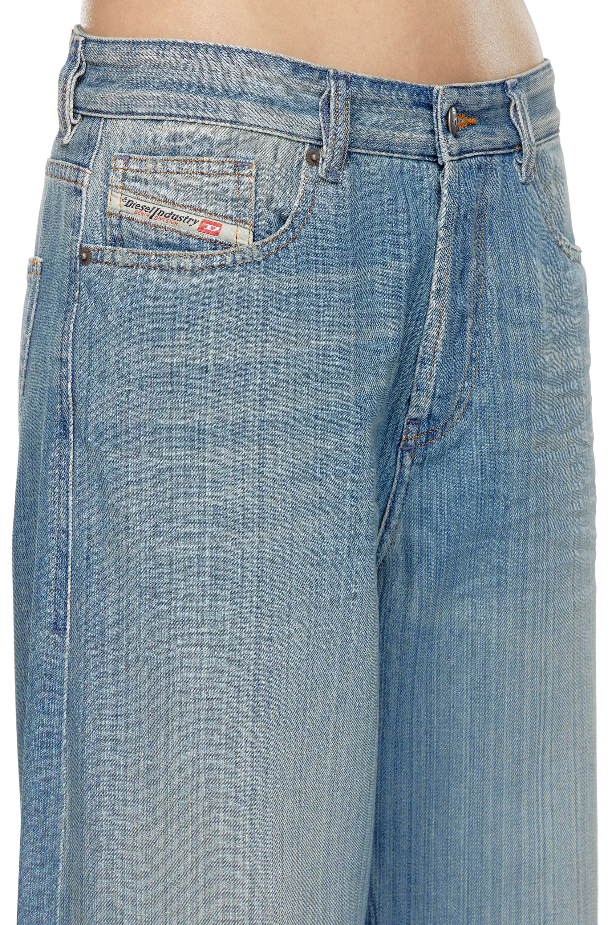 Diesel - Straight Jeans 1996 D-Sire 09J87, Bleu moyen - Image 5