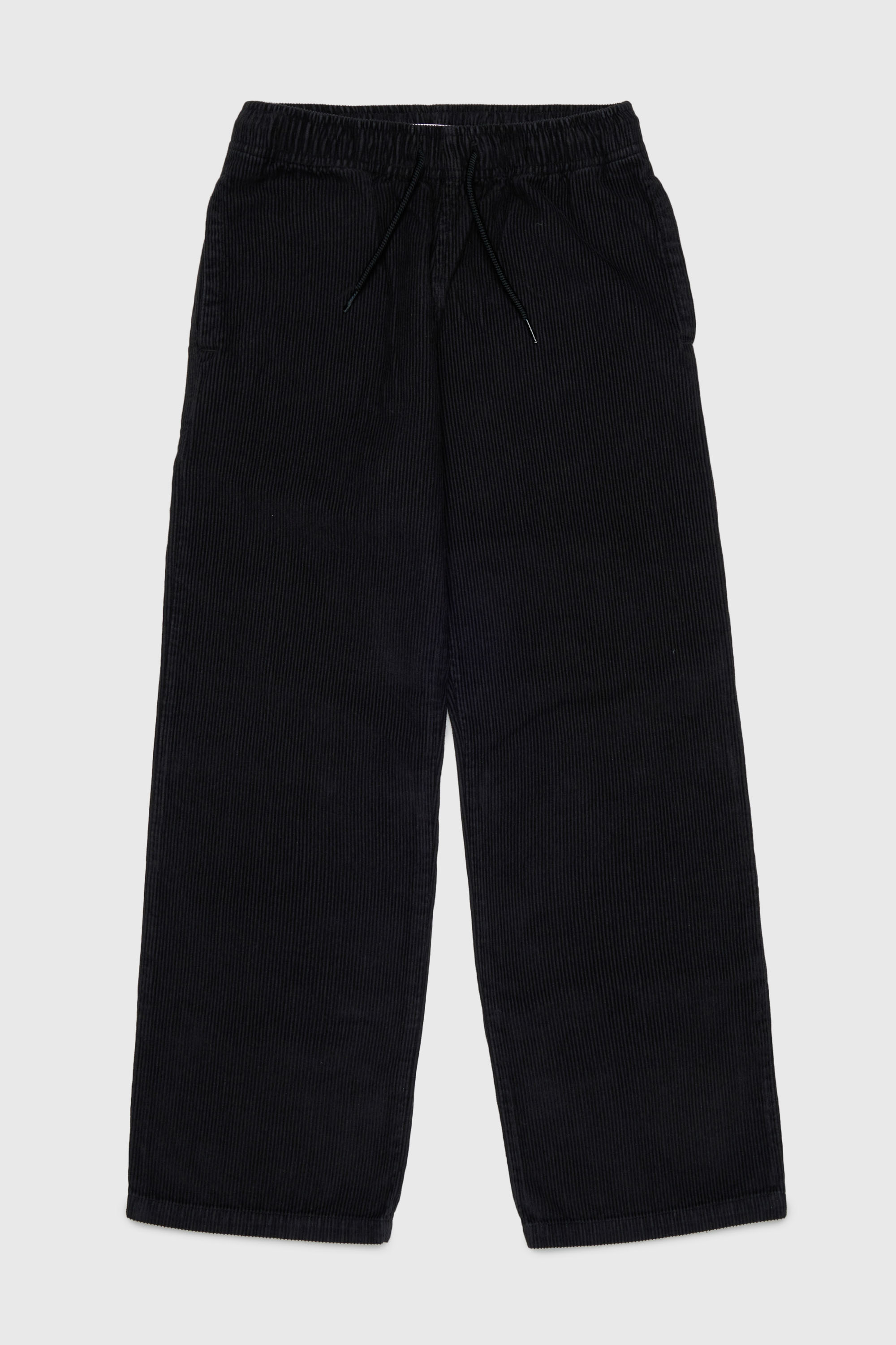 Diesel - PMILL, Pantalon en velours c&ocirc;tel&eacute; avec taille &agrave; coulisse Homme in Noir - 1