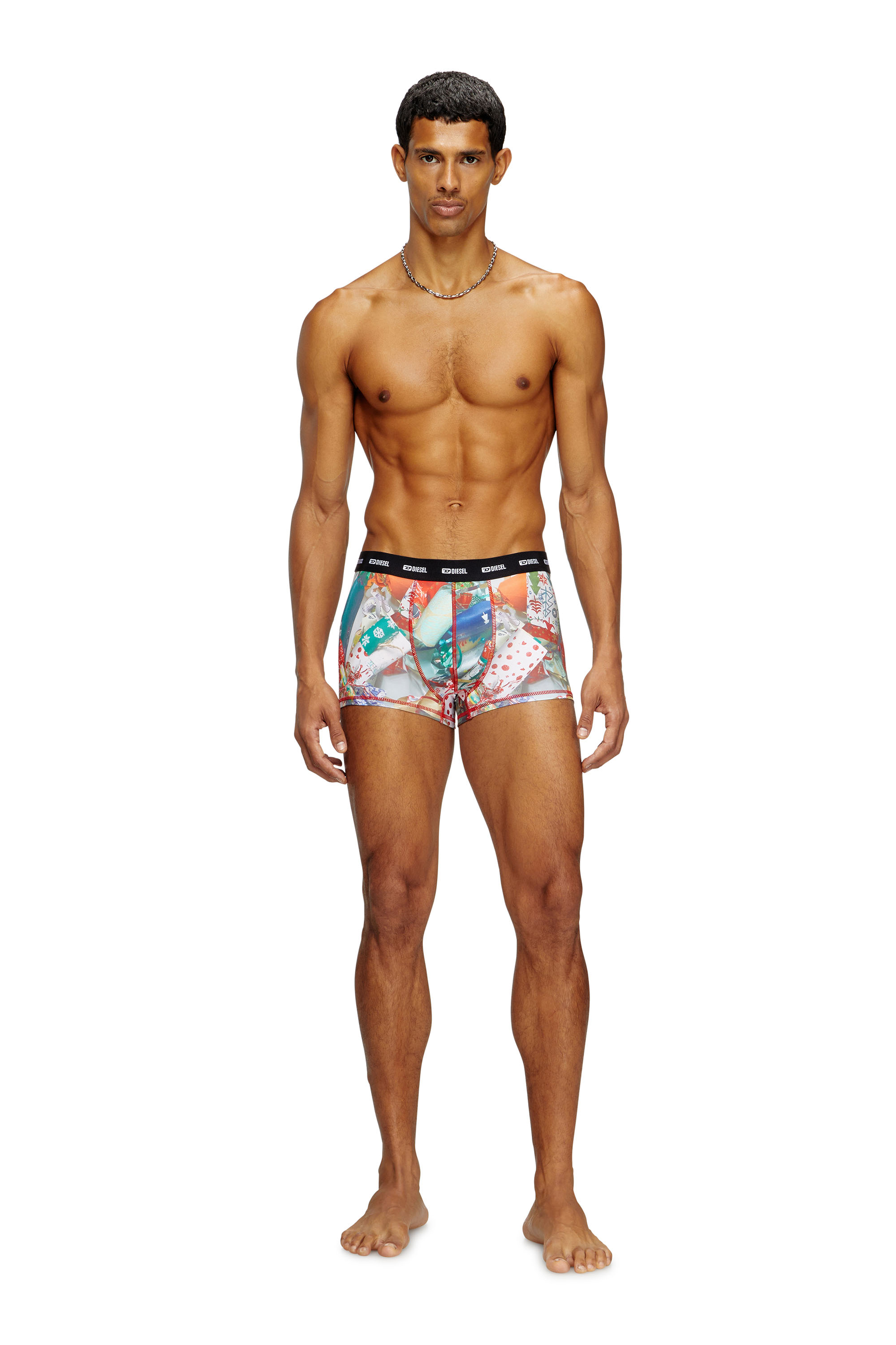 Diesel - DAMIEN-UTLT, Boxers élastiques avec impression intégrale Homme in Polychrome - 1