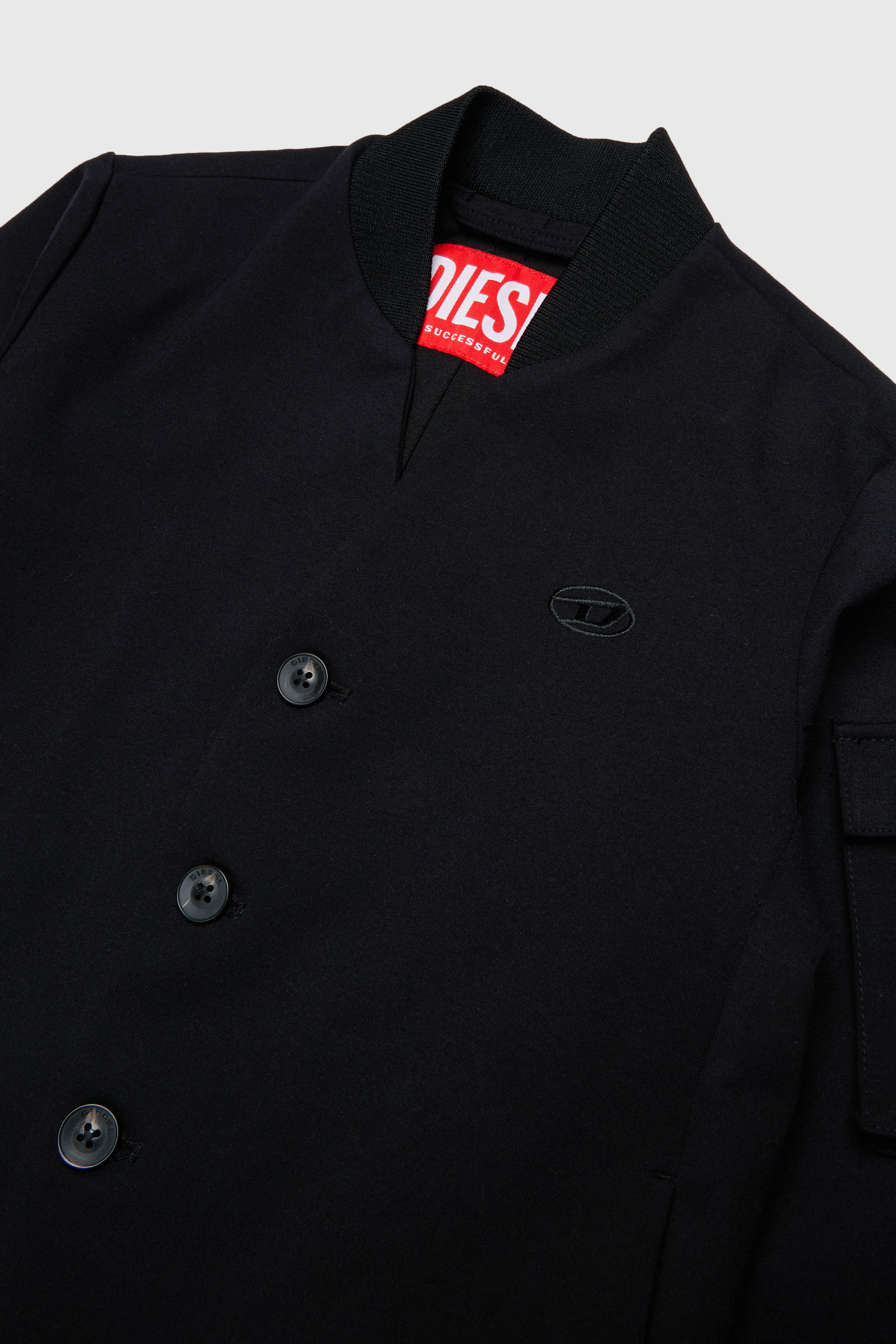 Diesel - JOLTY, Giacca sartoriale ispirata al bomber Uomo in Nero - 3
