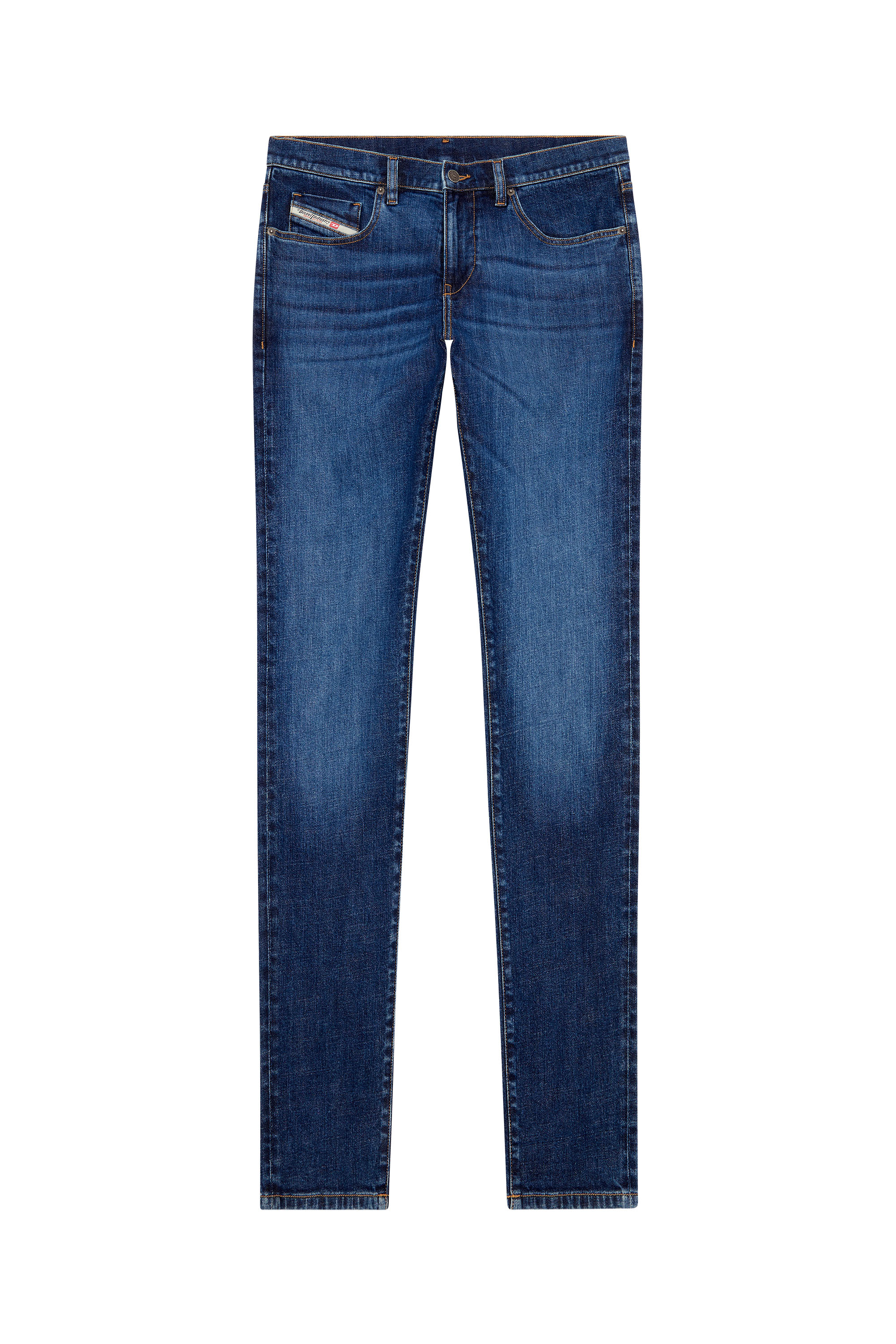 Diesel - Slim Jeans 2019 D-Strukt 0PFAZ, Bleu Foncé - Image 5
