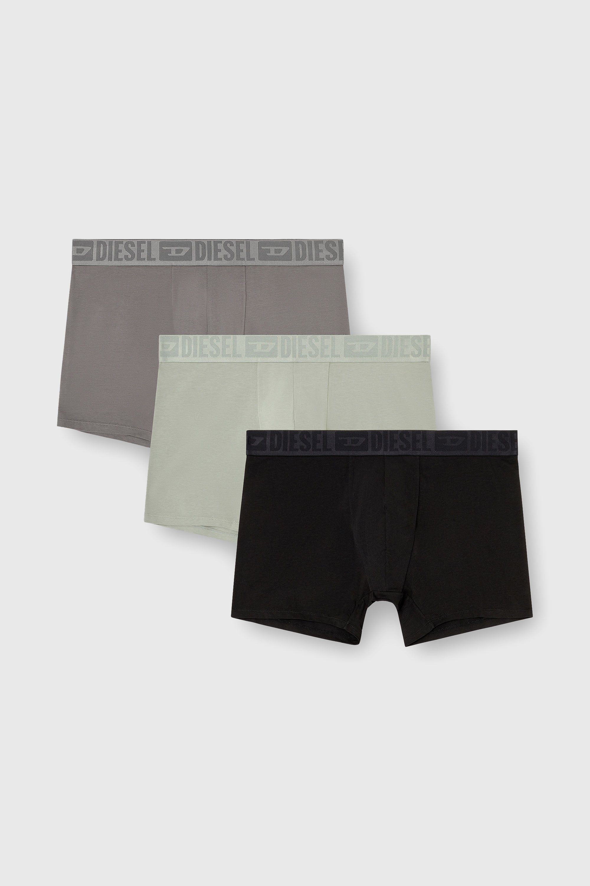 Diesel - SEBASTIAN-D-CORE-3PACK, Lot de trois boxers en coton stretch Homme in Polychrome - 1