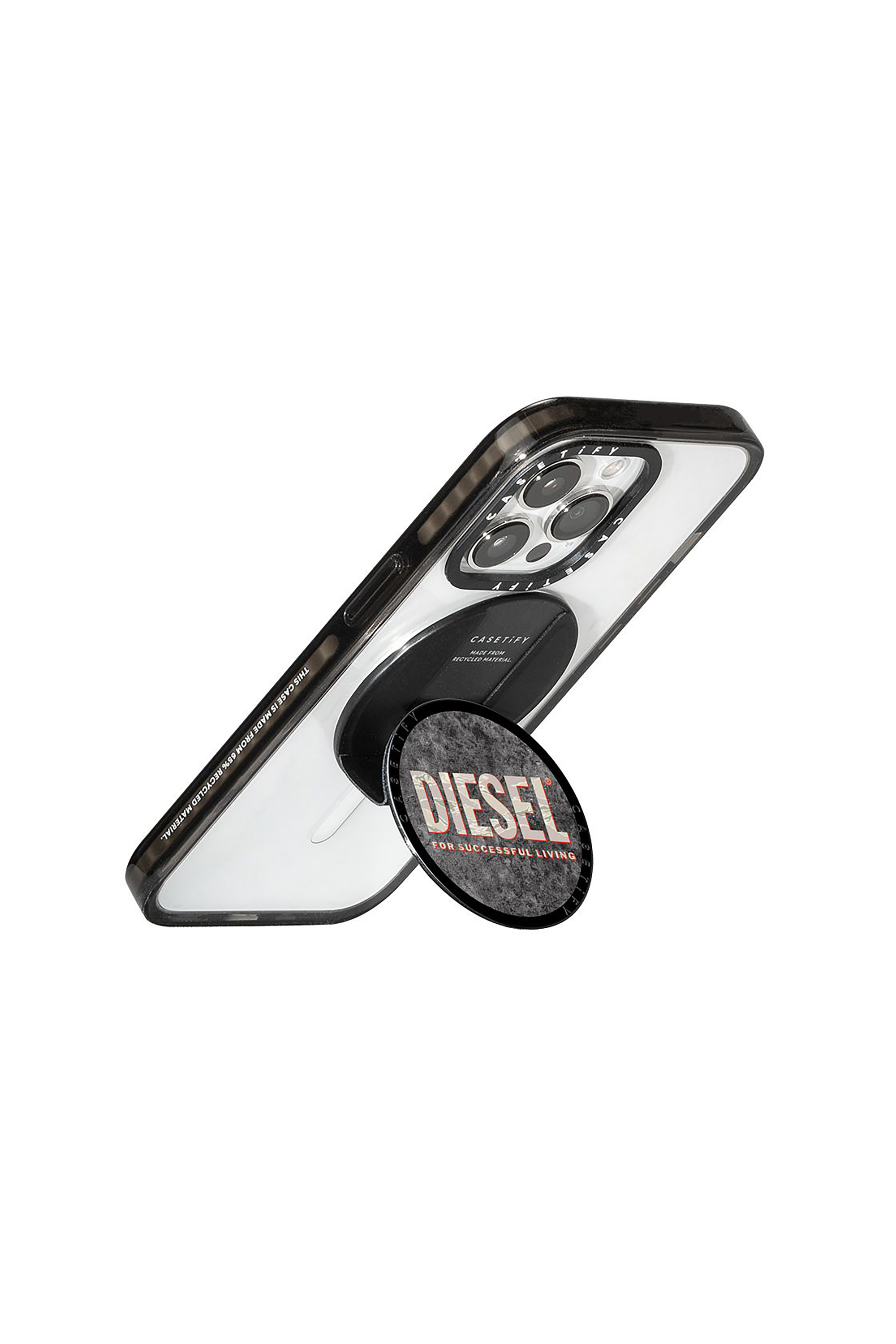 Diesel - 60347 CASETIFY GRIP STAND, Unisex Universeller Griff & Ständer in Braun/Weiss - 2