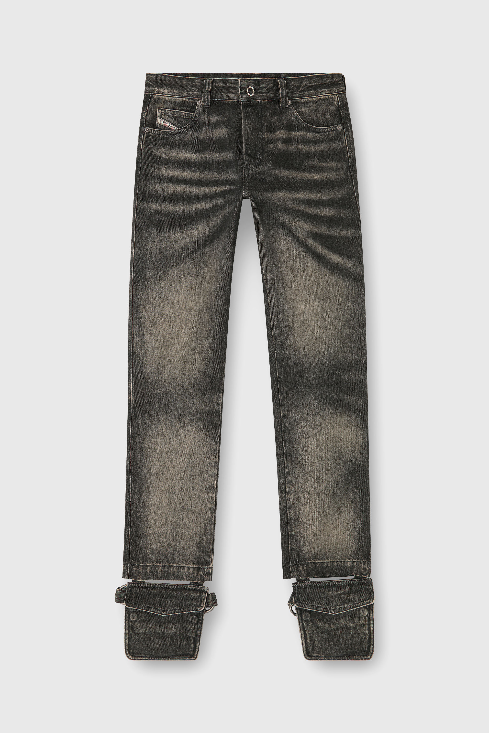 Diesel - Slim Jeans D-Ghetvyl 09R33 Uomo, Nero/Grigio scuro - Image 6