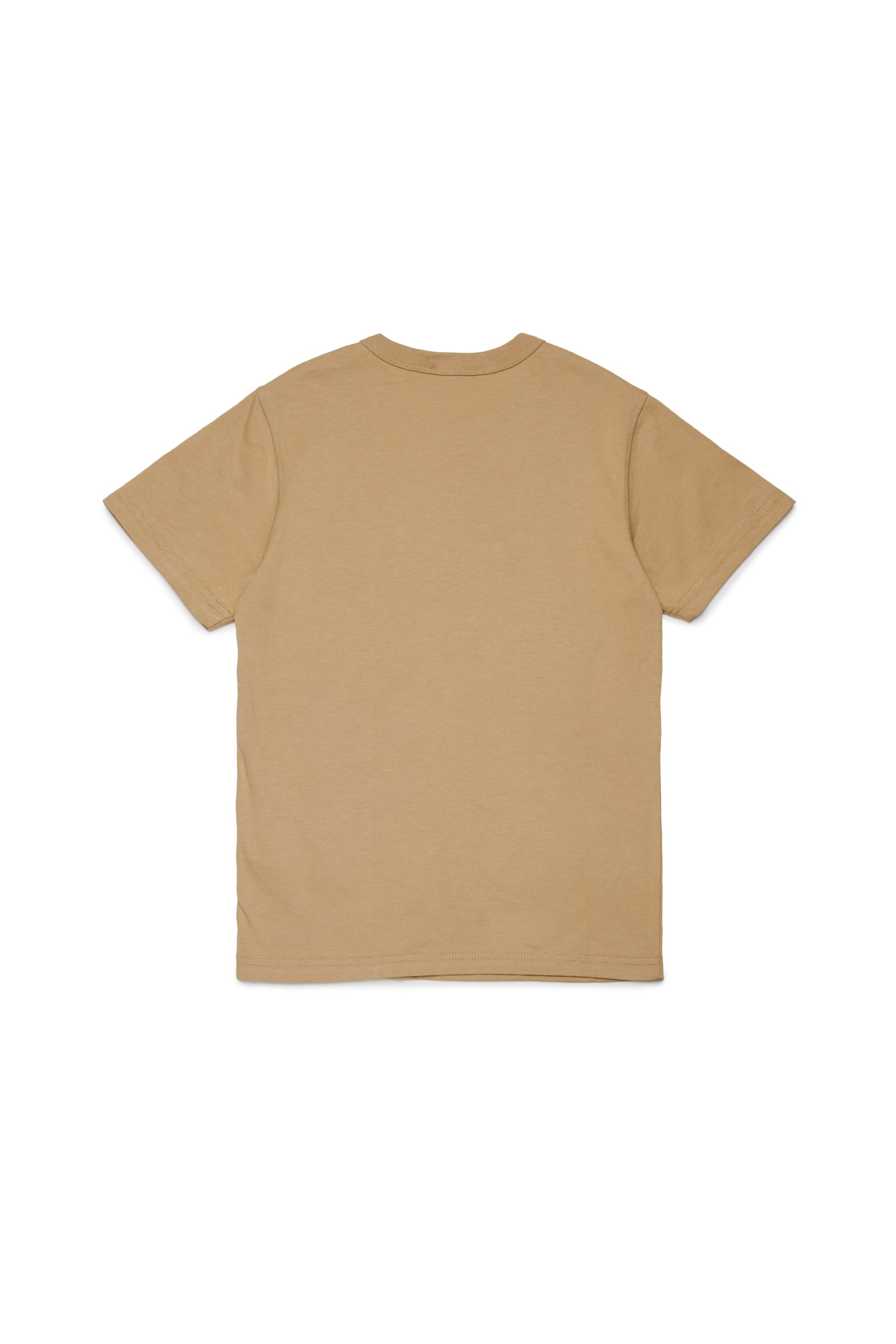 Diesel - TUNDRA, T-shirt in cotone con logo Uomo in Marrone - 2