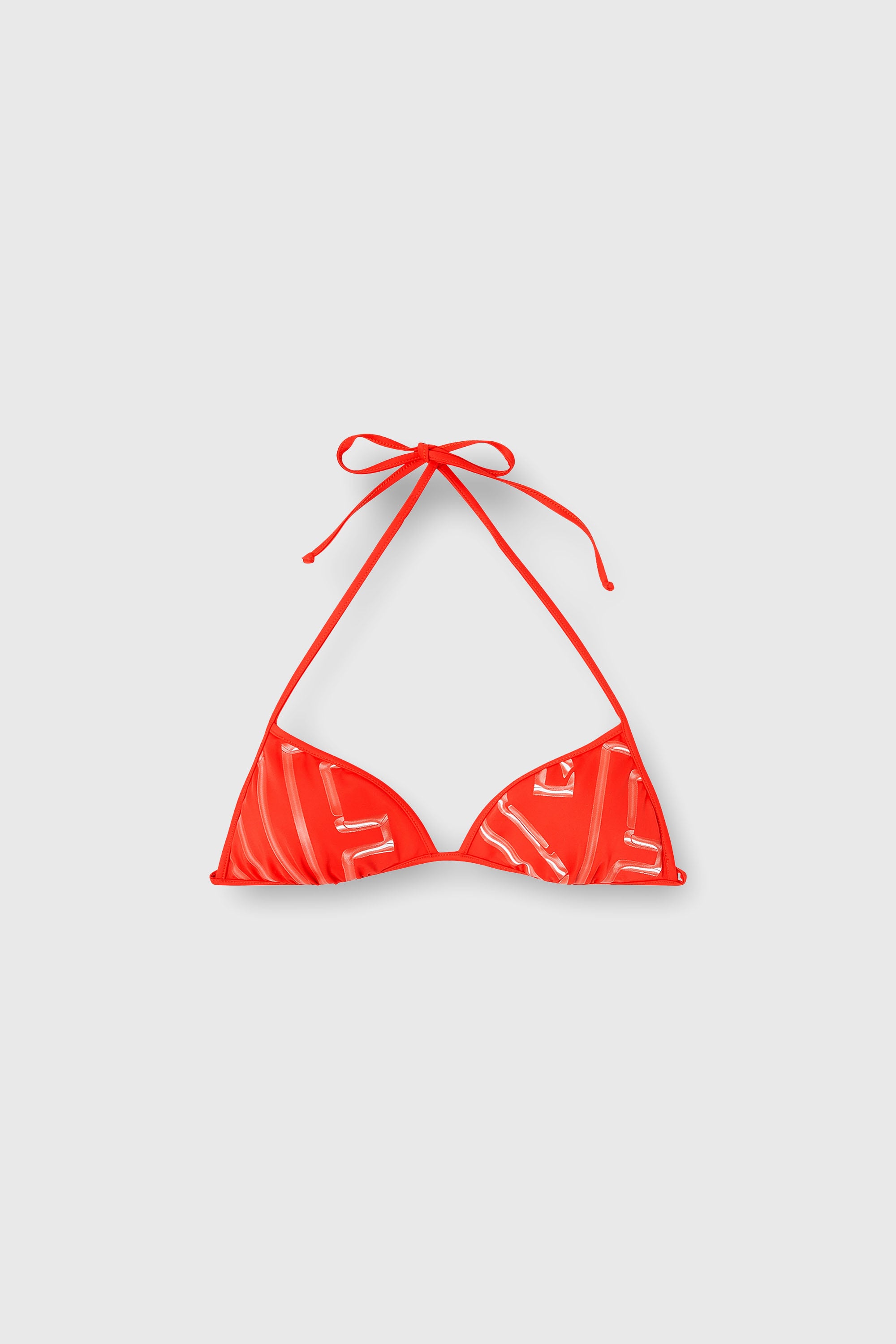 Diesel - KATE-D-CORE, Top bikini con stampa grafica Donna in Rosso - 2