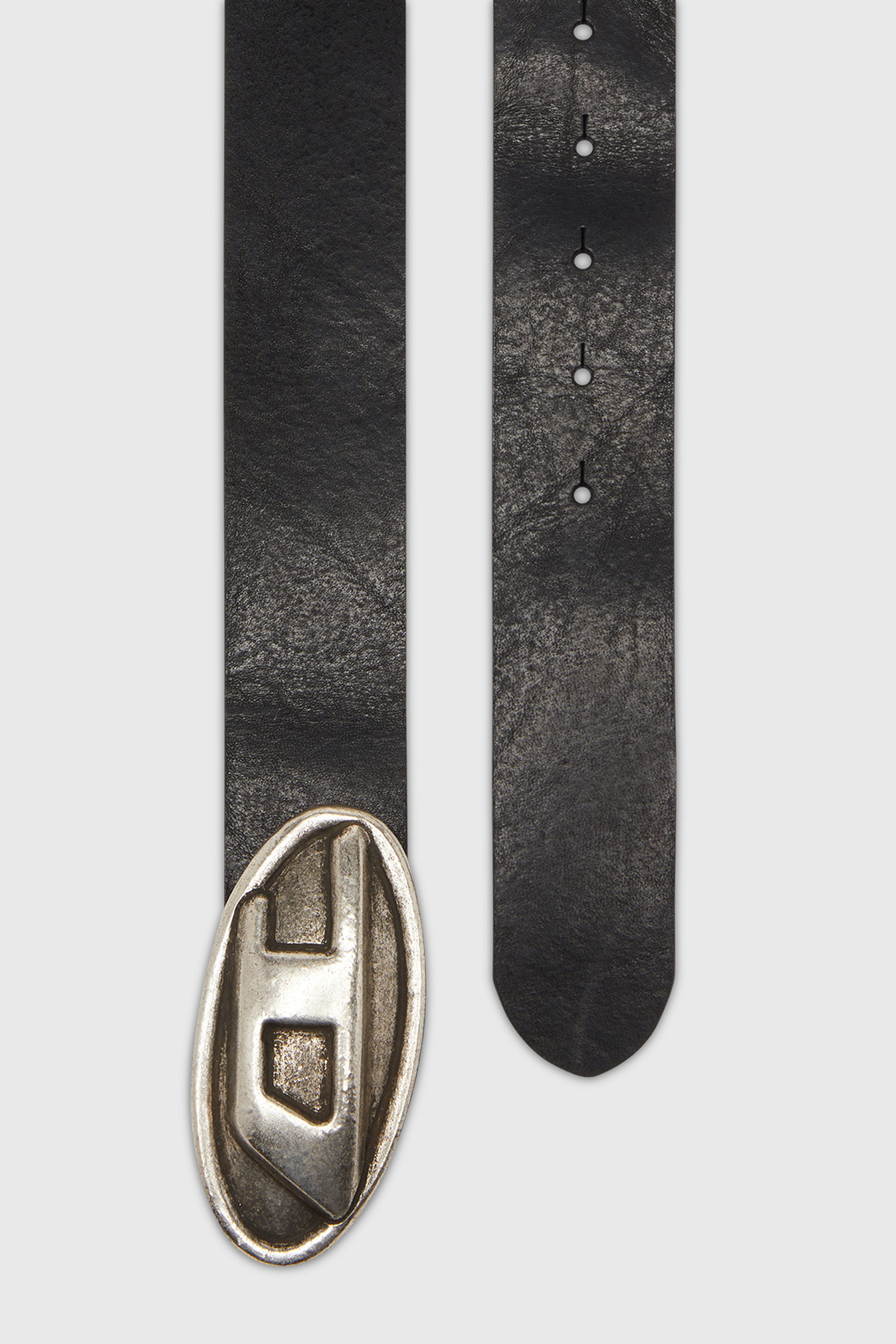 Diesel - B-DOUBLE D, Ceinture 4 cm avec boucle en D ovale Homme in Noir - 2
