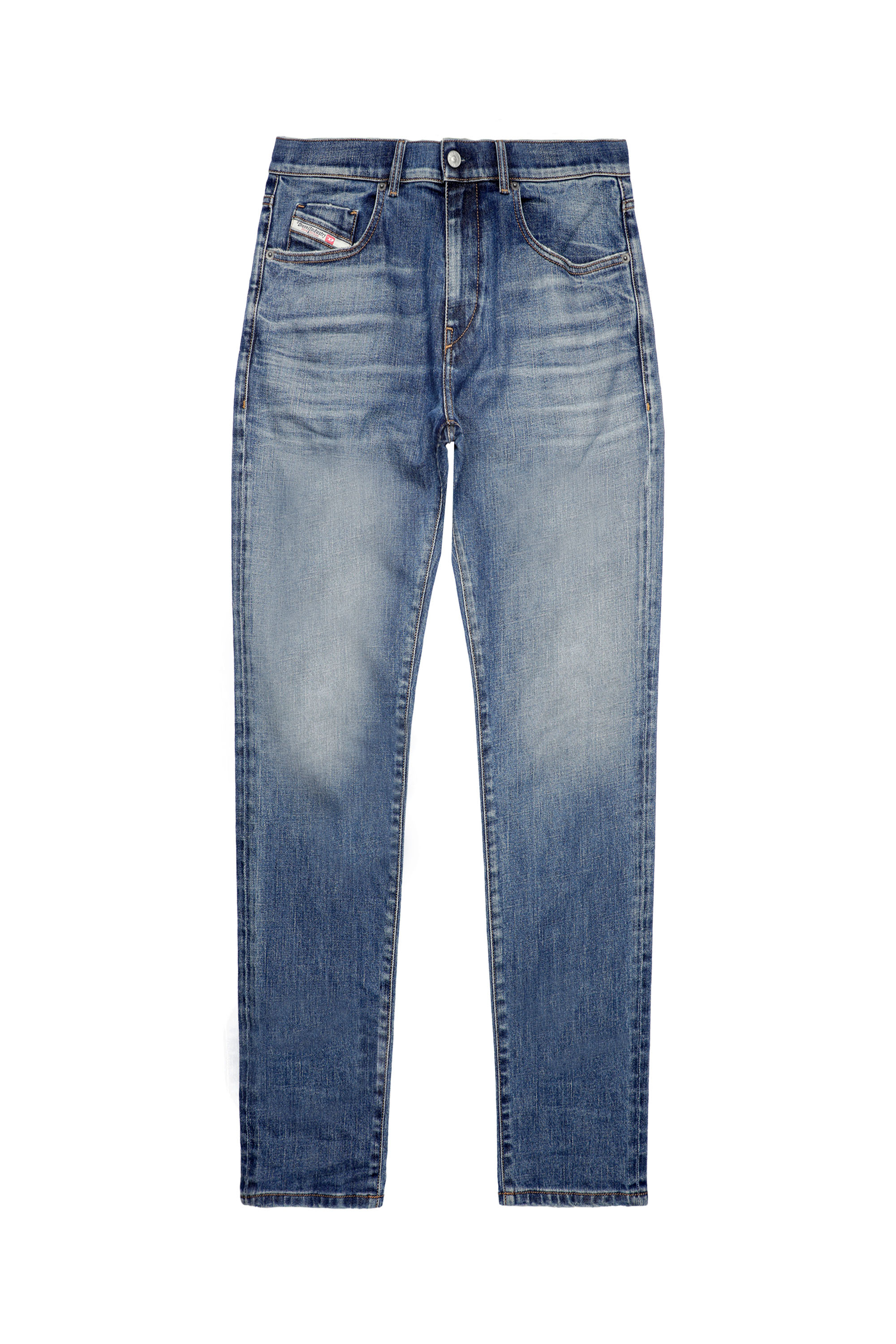 Diesel - 2019 D-STRUKT 09C61 Slim Jeans, Blu medio - Image 6