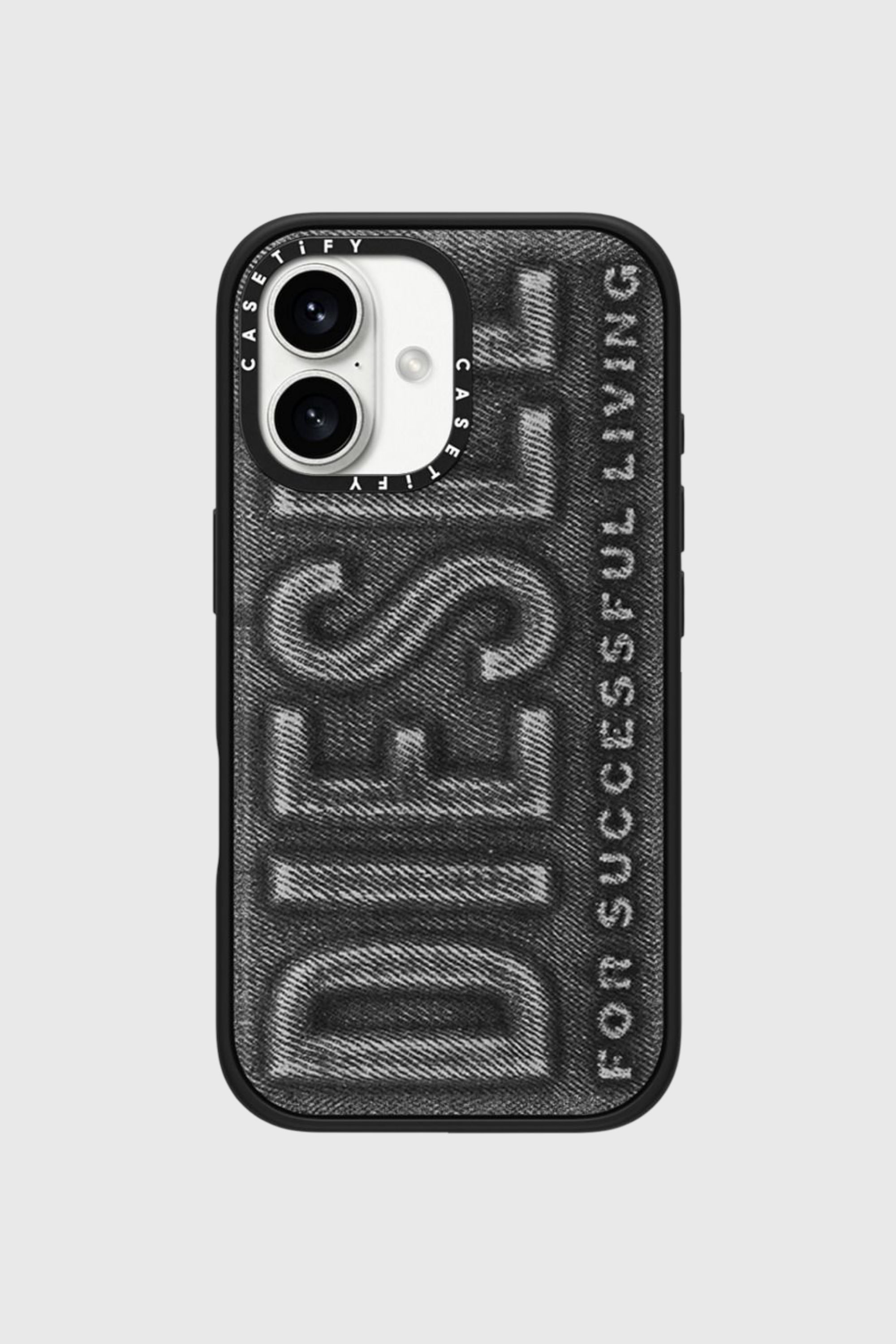 Diesel - 60562 MOULDED CASE, Coque Biscotto impact pour iPhone 16 Mixte in Noir - 1