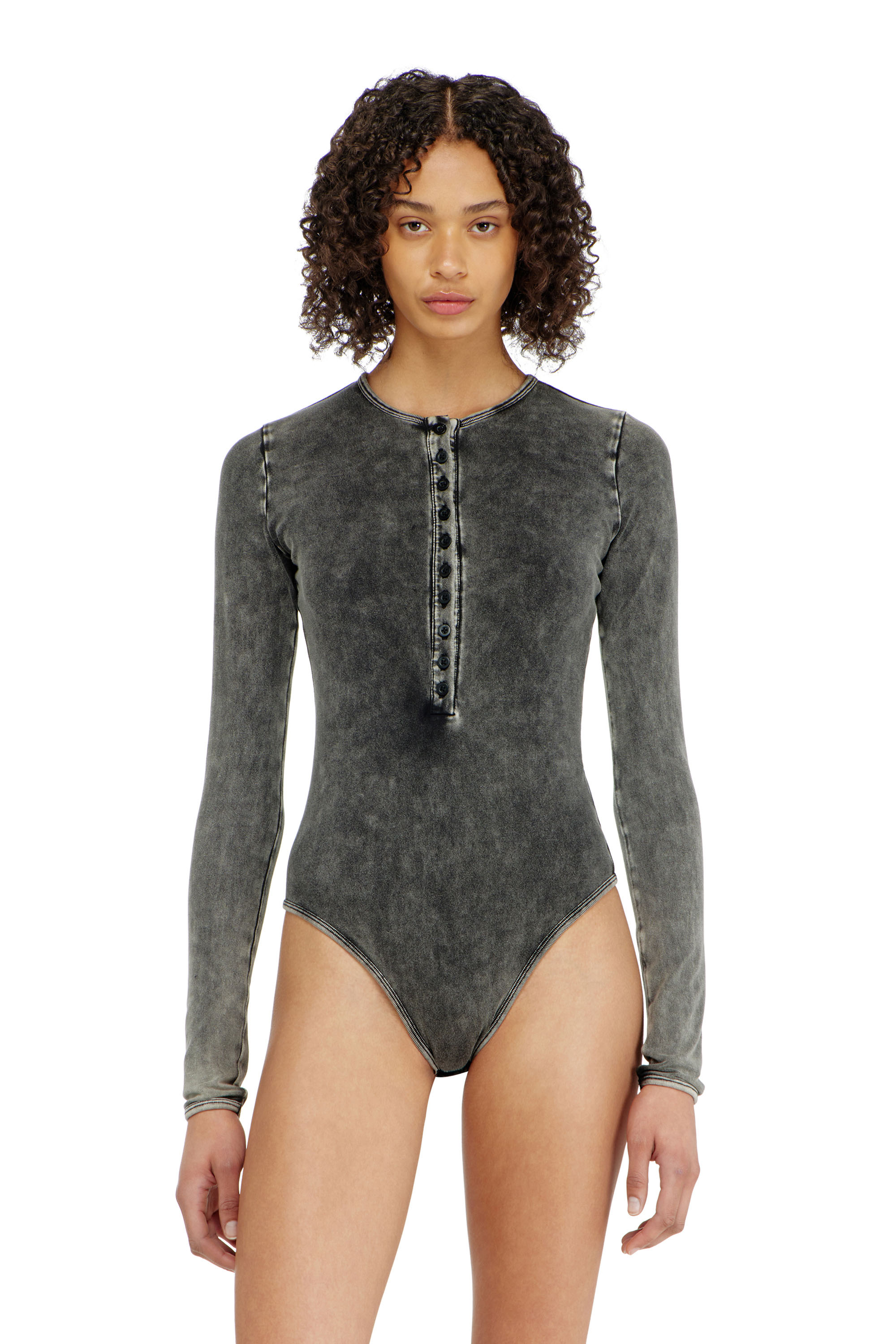 Diesel - FRESYA-DNM, Body en coton &agrave; boutons devant Femme in ToBeDefined - 1