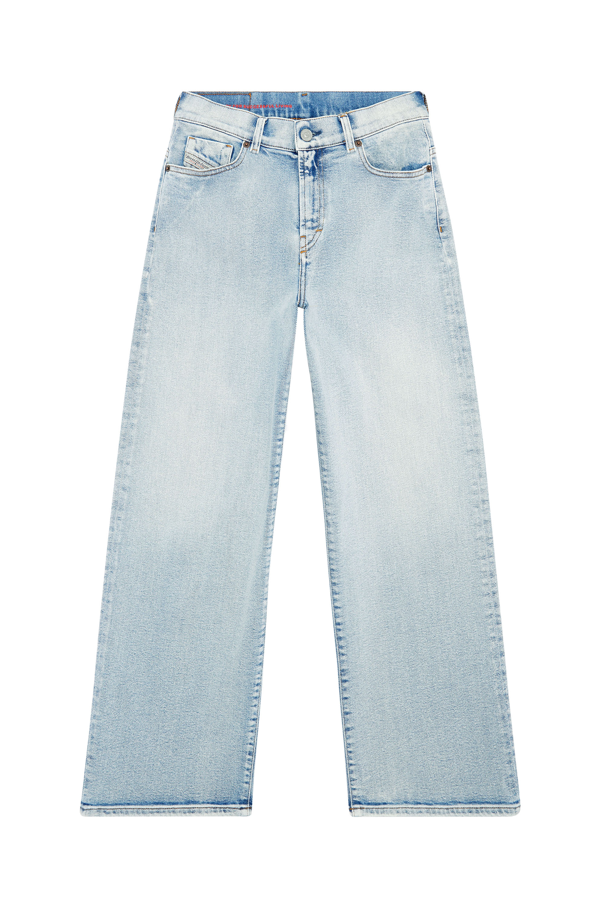 Diesel - 2000 9C08L Bootcut and Flare Jeans, Bleu Clair - Image 5
