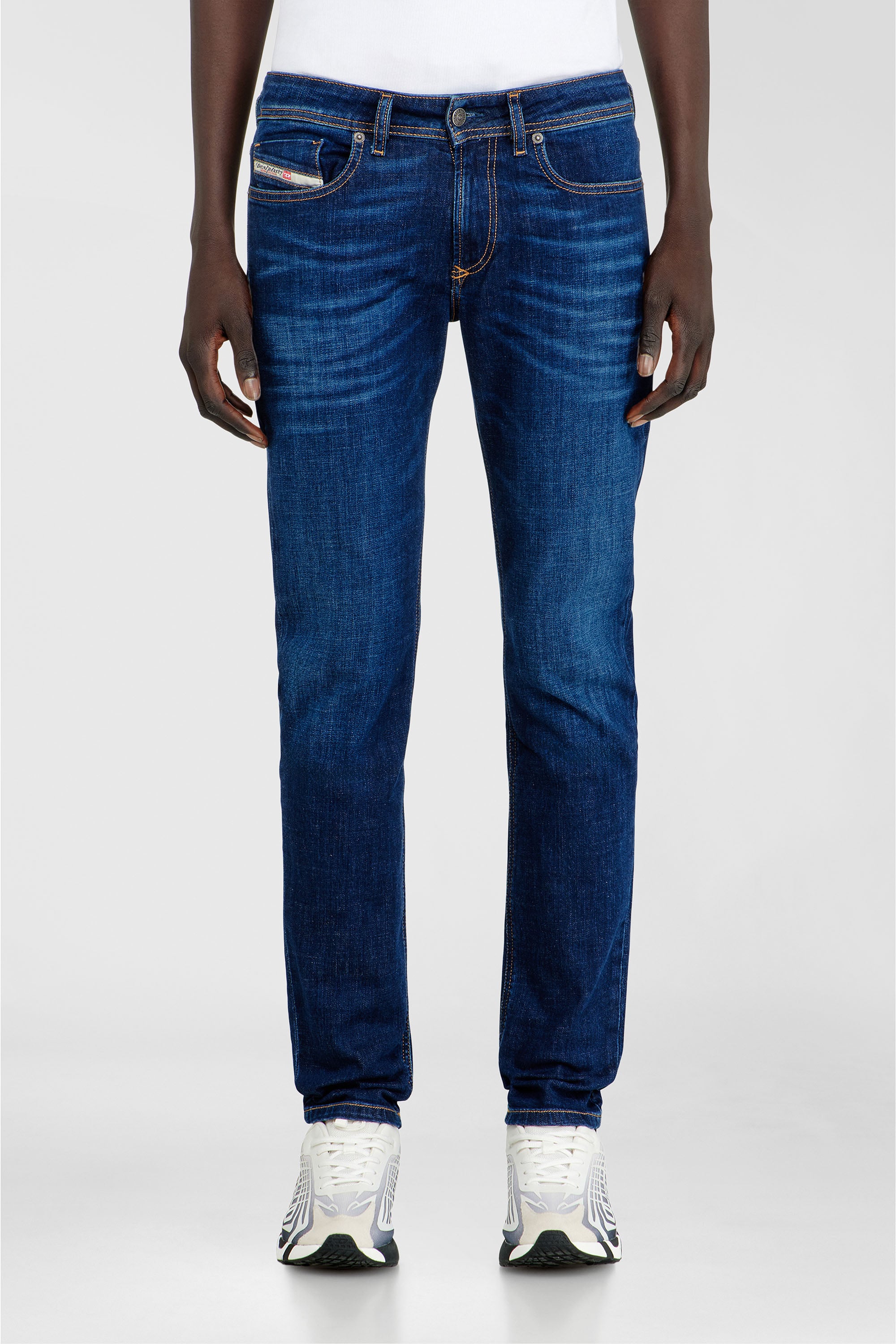 Diesel - Skinny Jeans 1979 Sleenker 09J17 Uomo, Blu Scuro - Image 1
