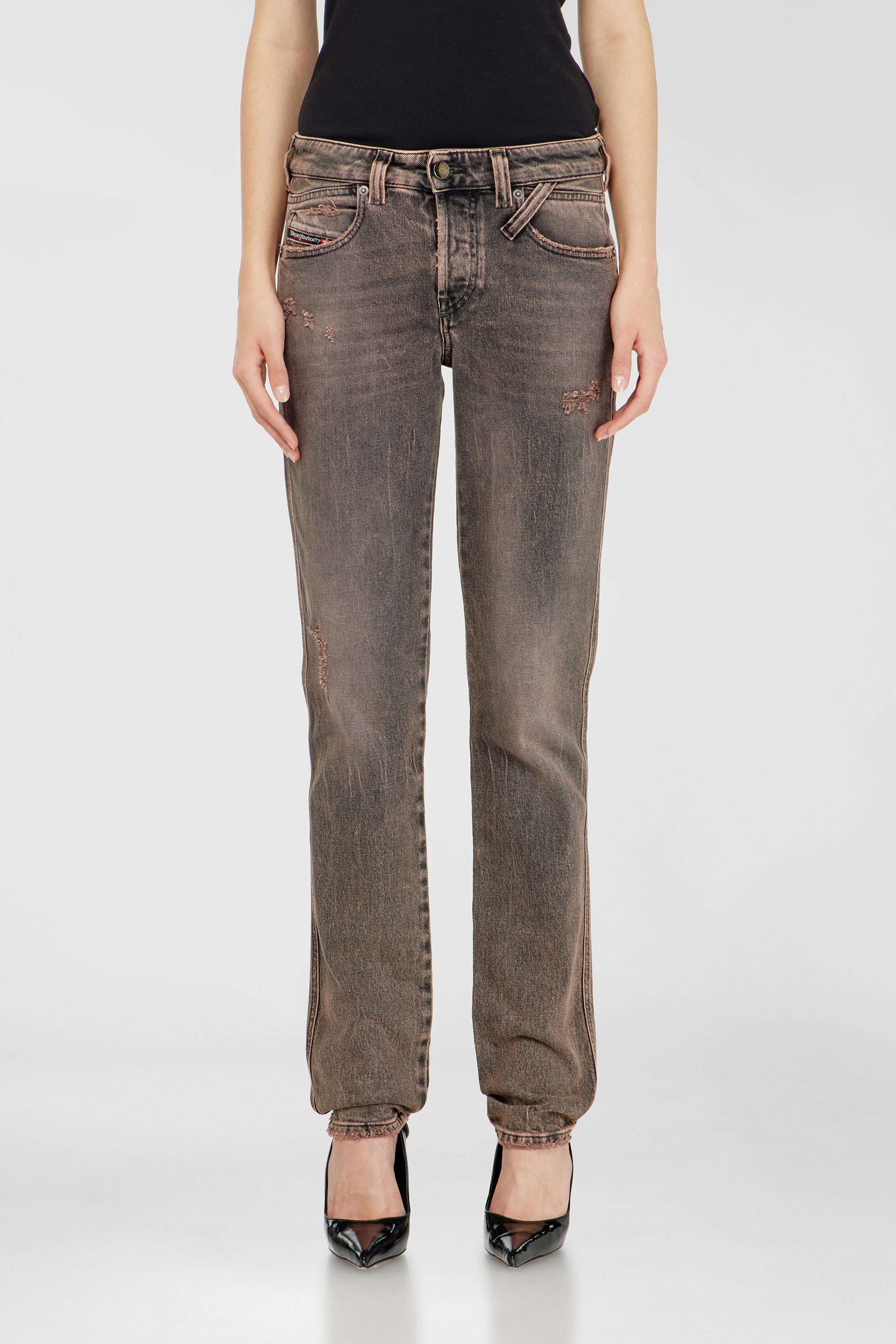 Diesel - Damen Slim Jeans 1992 D-Jiann 09P45, Rosa - 1