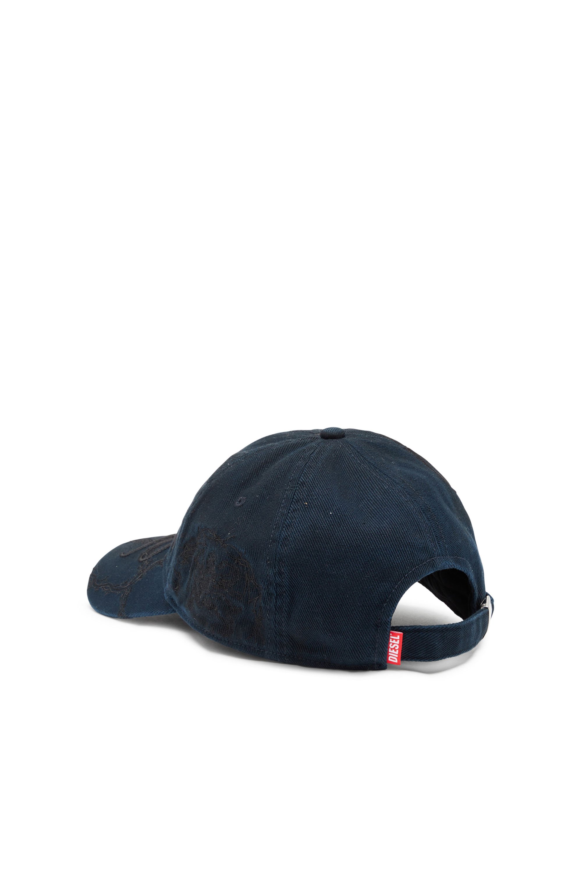 Diesel - C-THYNE, Uomo Cappello da baseball distressed ricamato in Nero - Image 2