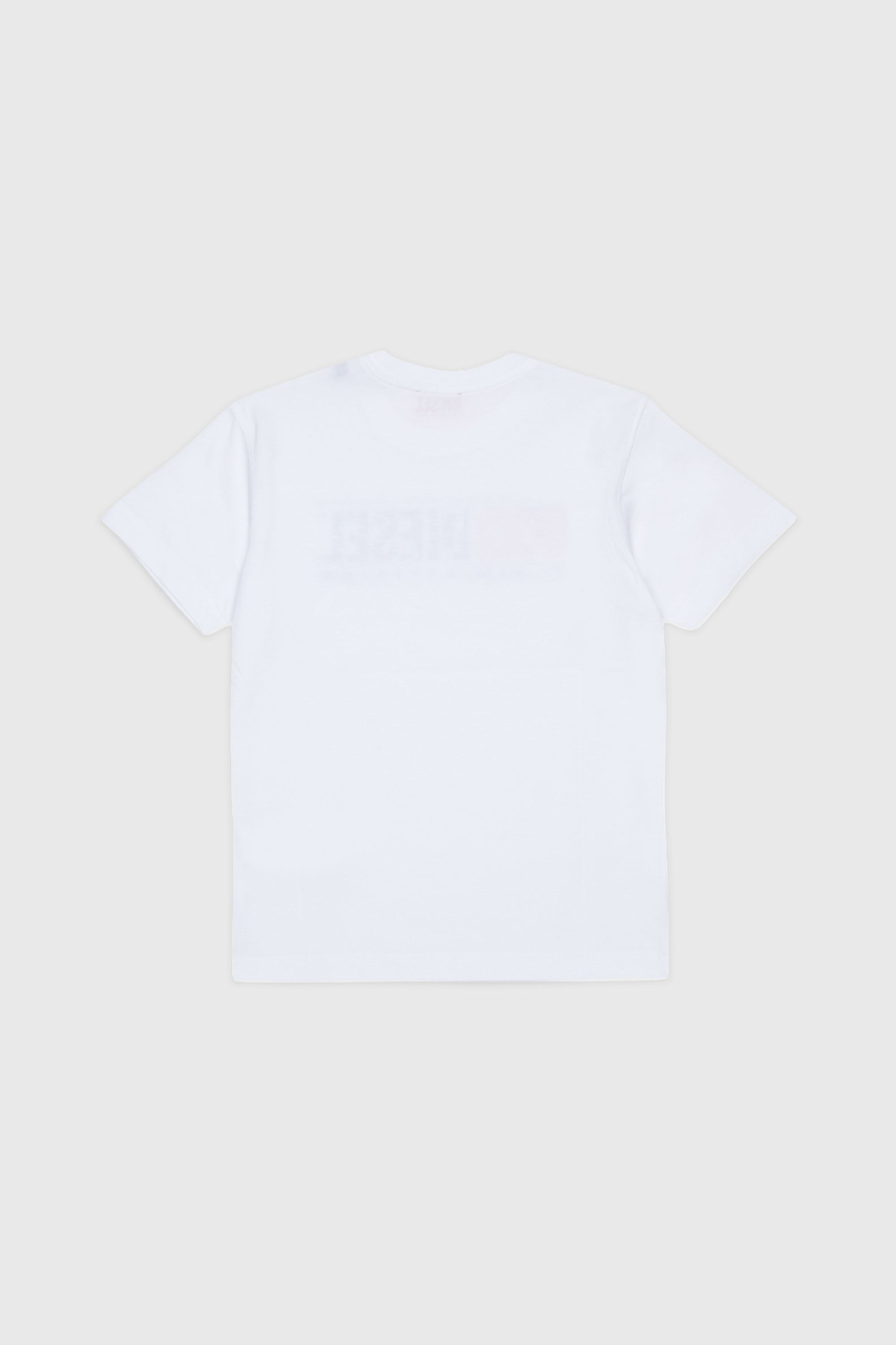Diesel - TLOMIX, T-shirt avec logo effet distressed Homme in Blanc - 2