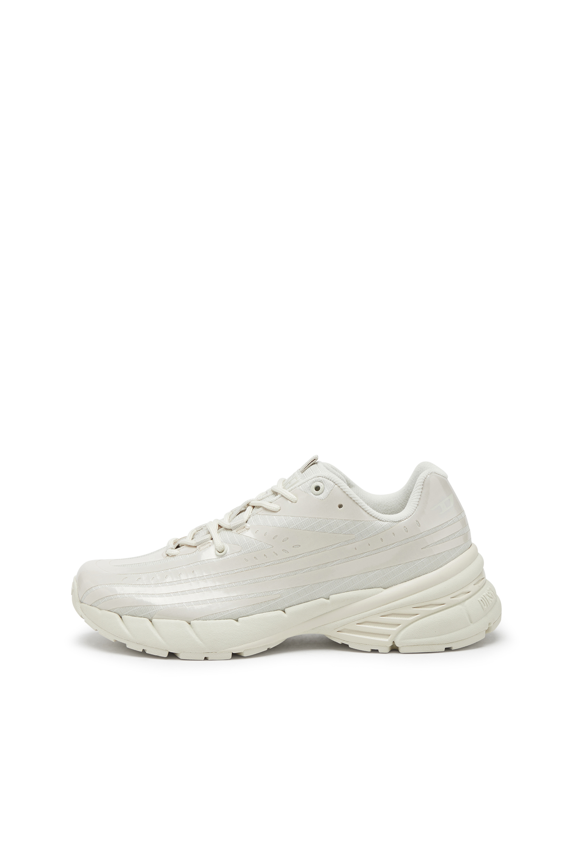 Diesel - D-AIRSPEED LOW W, D-Airspeed Low-Sneakers monochromes avec revêtement nacré Femme in Blanc - 7