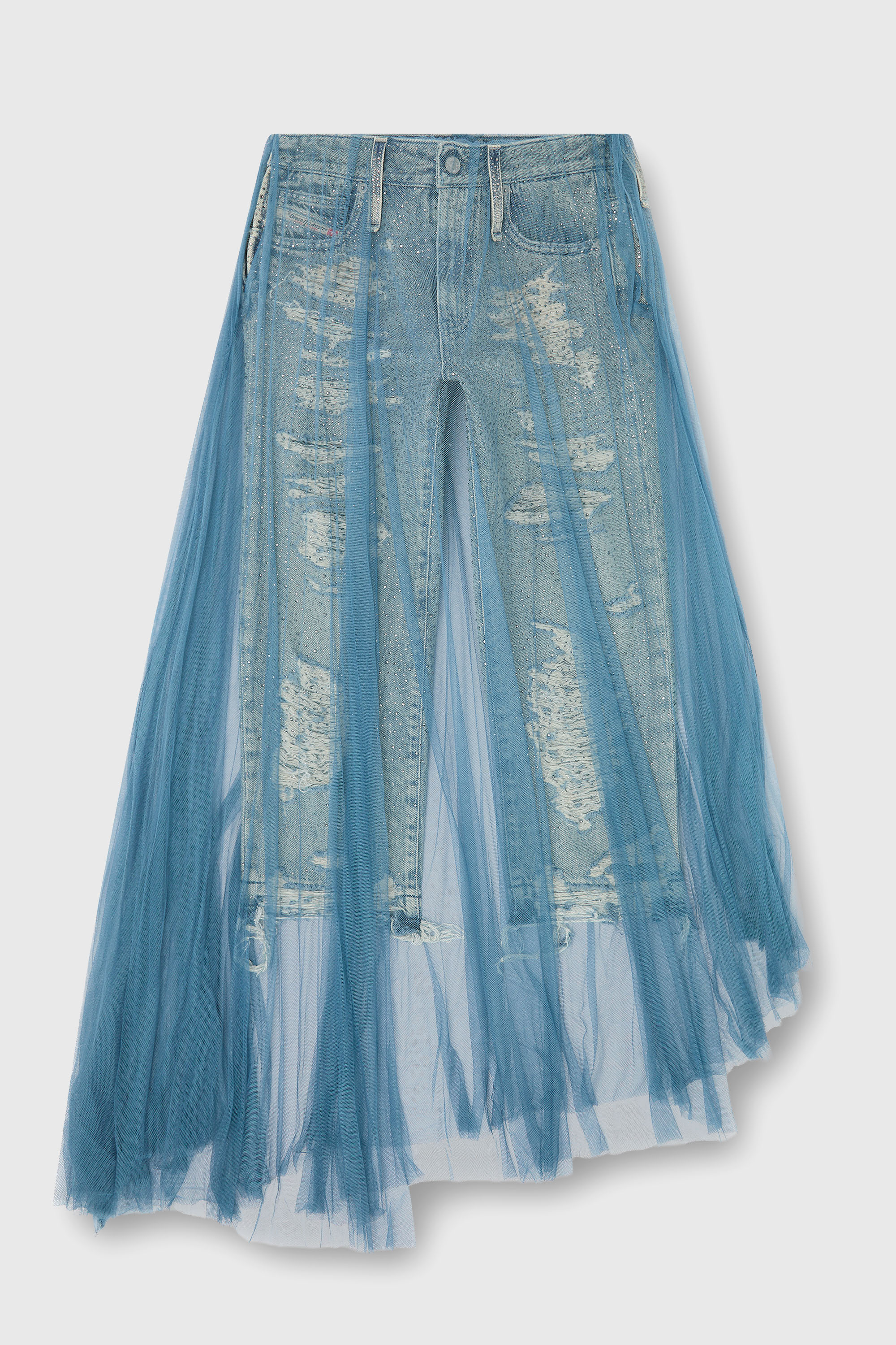 Diesel - Regular Jeans D-Aisi 0DBER Donna, Blu medio - Image 7