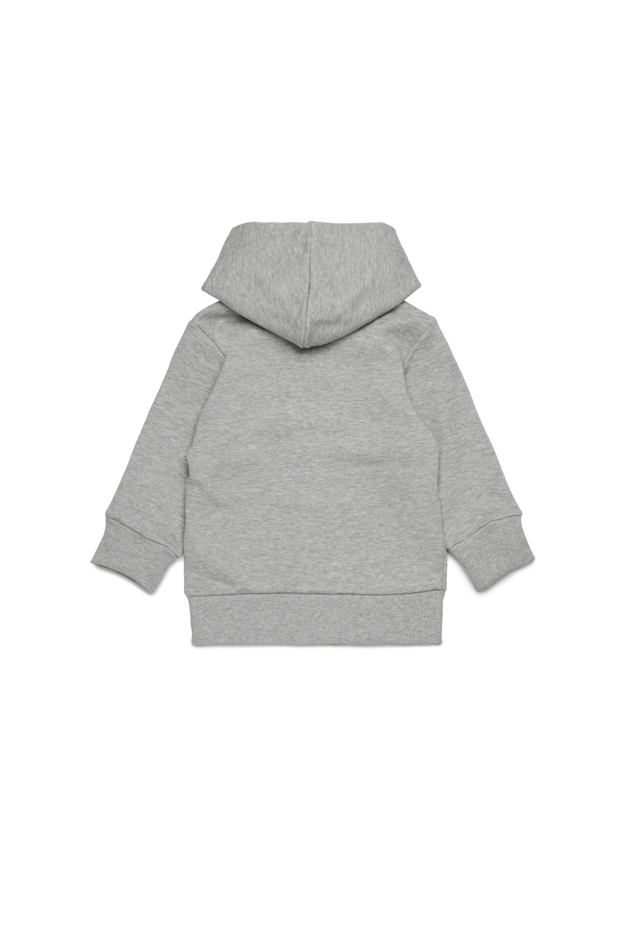 Diesel - SPRAVONB, Hoodie in cotone con zip integrale Uomo in Grigio - 2