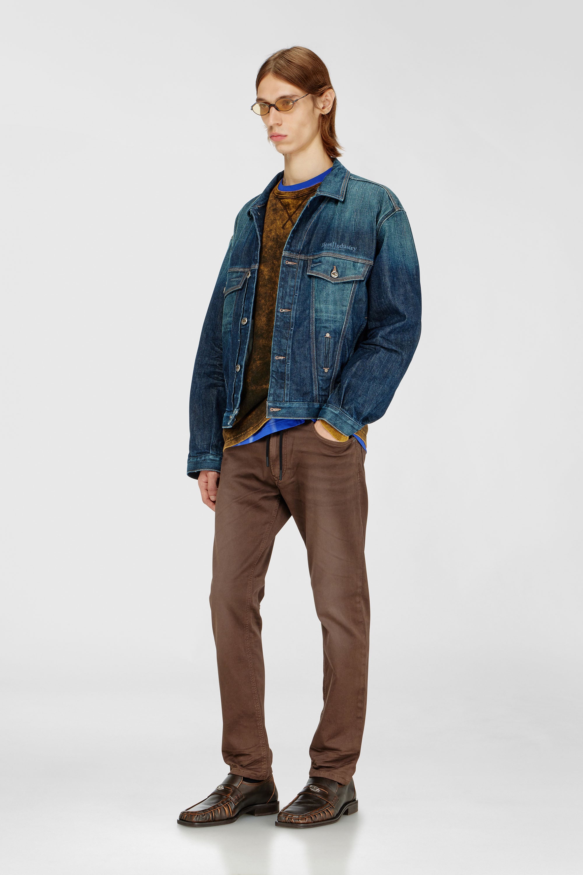 Diesel - Herren Regular 2032 D-Krooley Joggjeans&reg; 0670M, Braun - 2