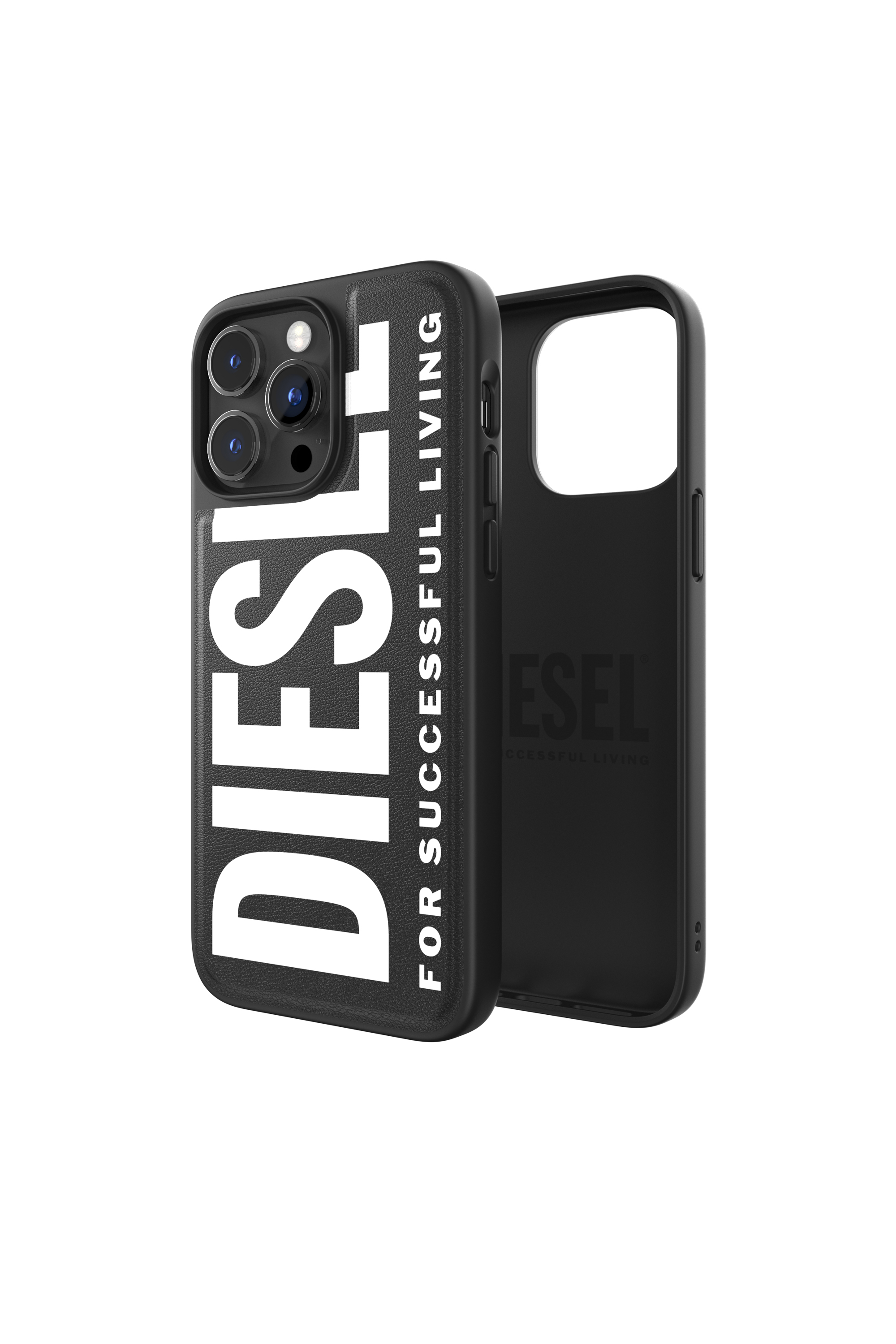 Diesel - 50259 MOULDED CASE, Coque moul&eacute;e pur iPhone 14 Pro Max Mixte in Noir - 1