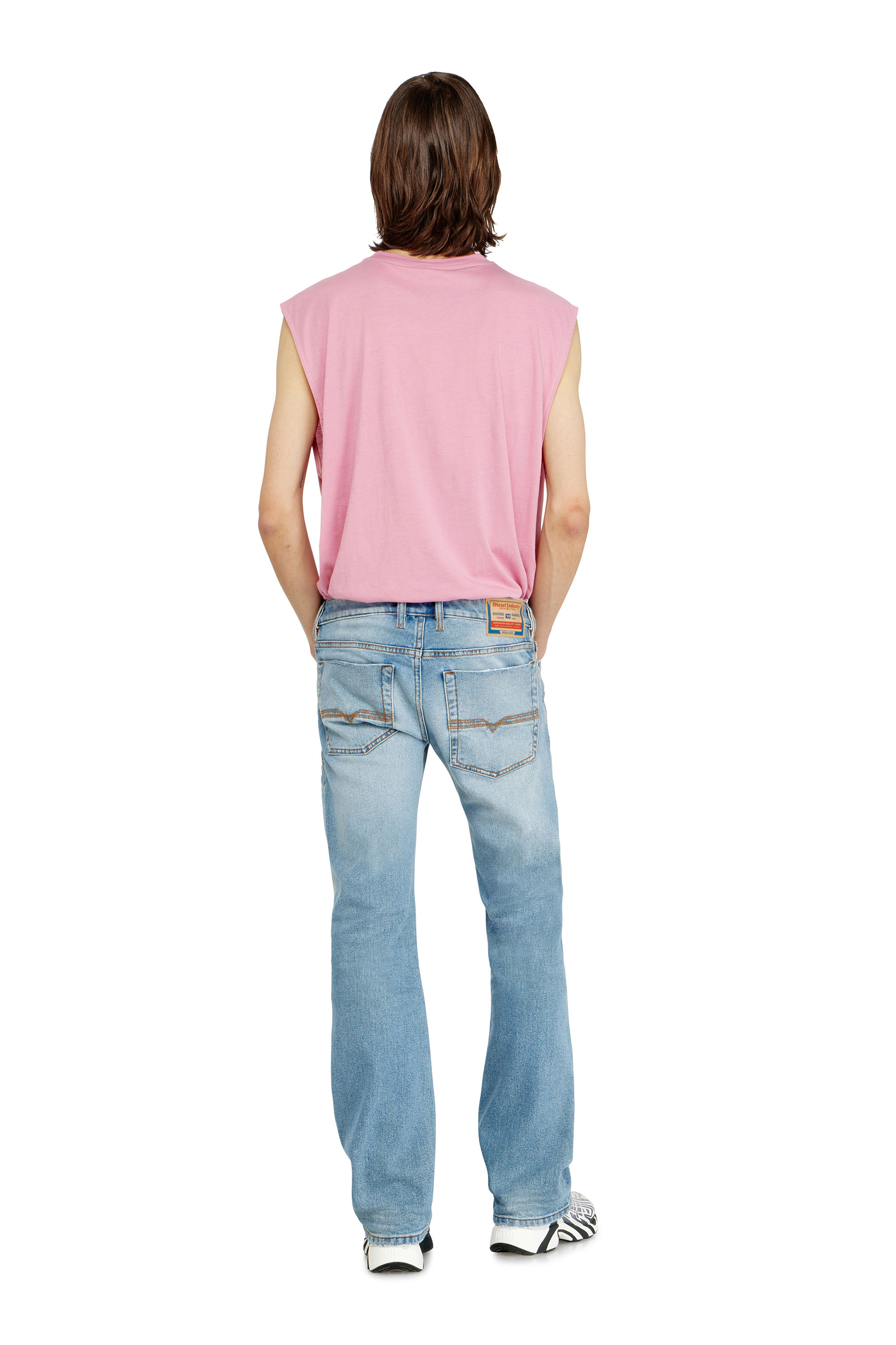 Diesel - Bootcut Jeans 2007 Zatiny 0DBDV Uomo, Blu Chiaro - Image 3