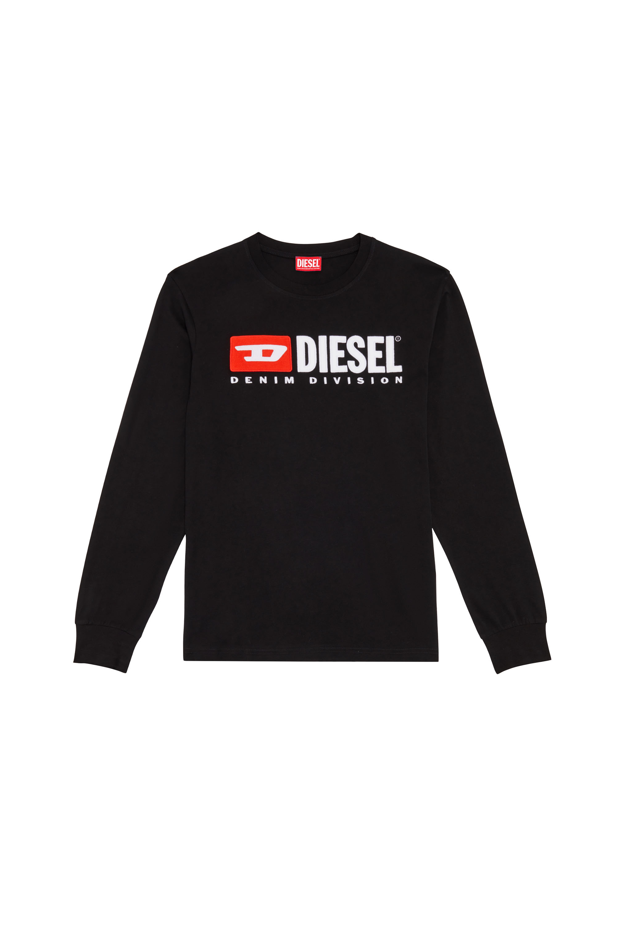 Diesel - T-JUST-LS-DIV, Nero - Image 3