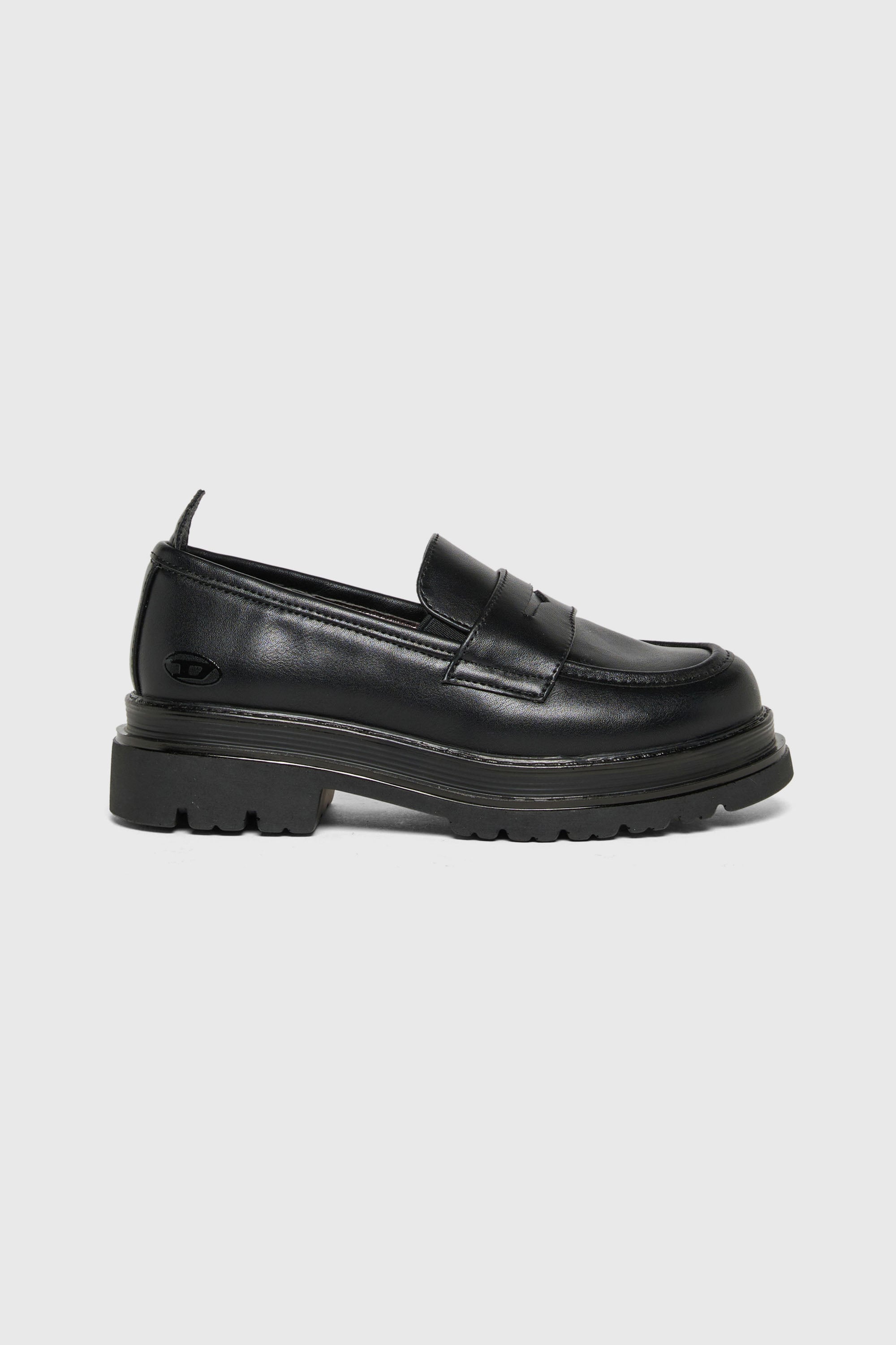 Diesel - D-SLAWEU, Unisex's D-Slaweu - Loafers with lug sole in Black - 1