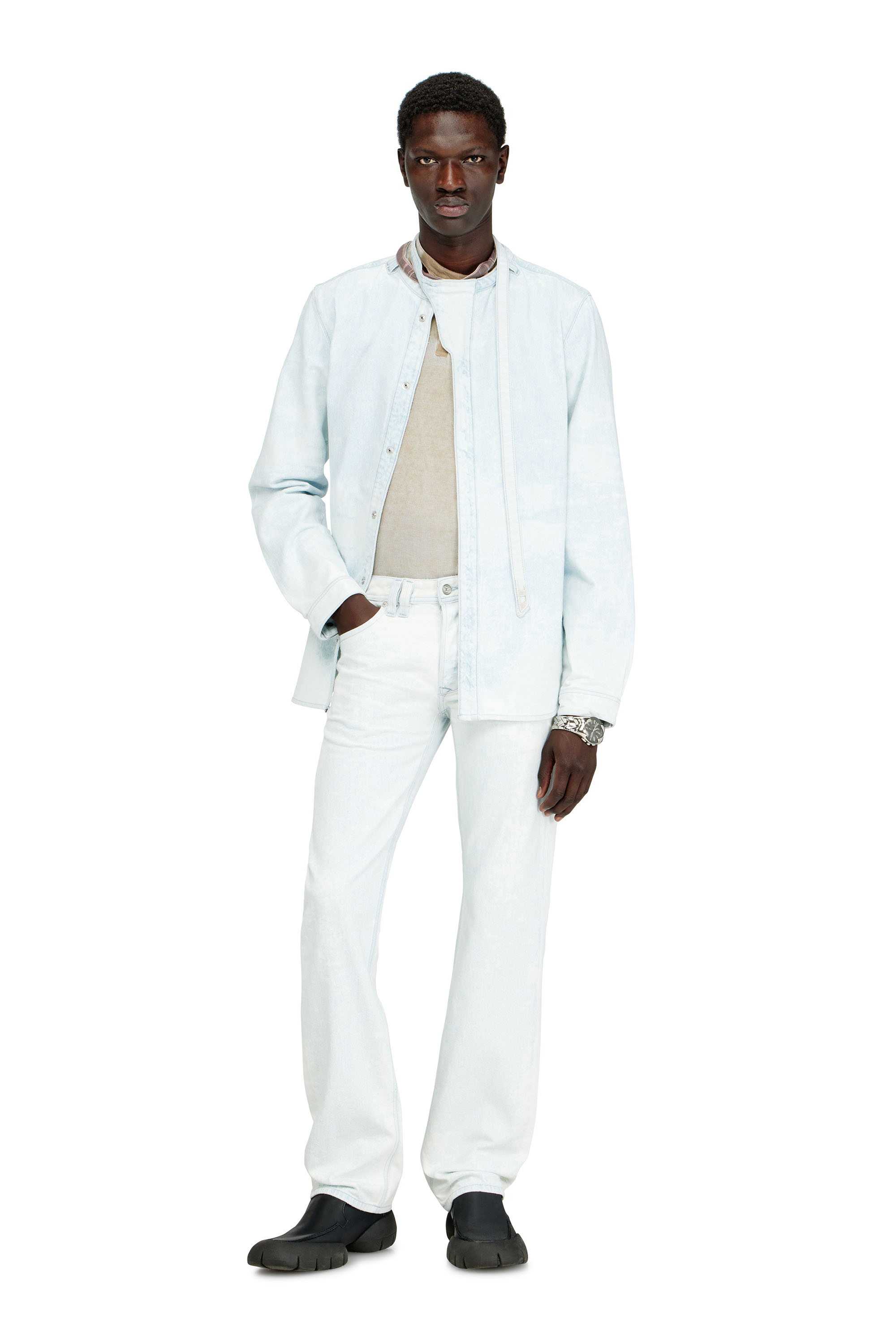 Diesel - Regular Jeans 1985 Larkee 09Q16 Homme, Bleu Clair - Image 1